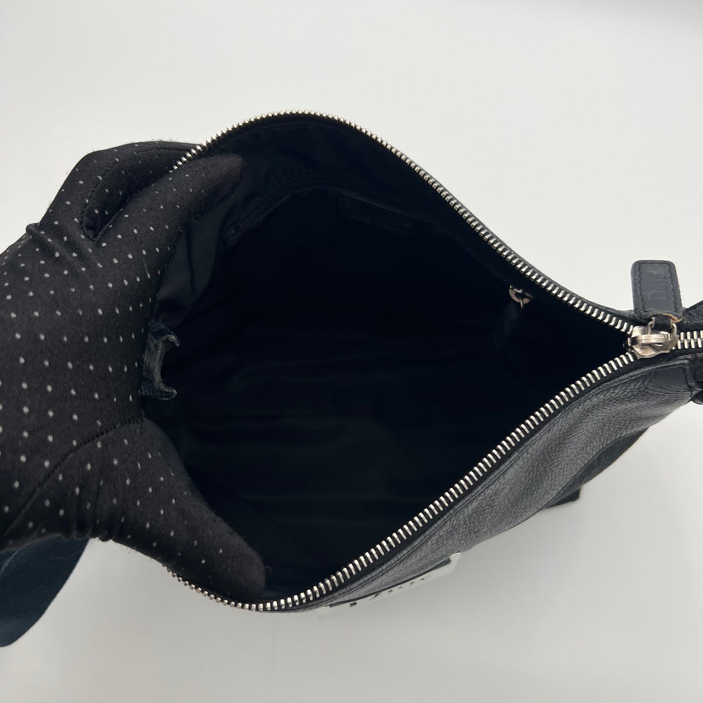 Christian Dior Black Trotter Street Chic Crossbody