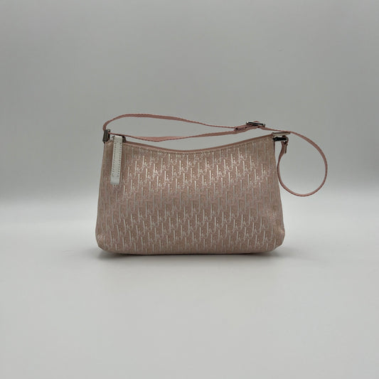 Christian Dior Pink Trotter Iridescent Canvas Pochette