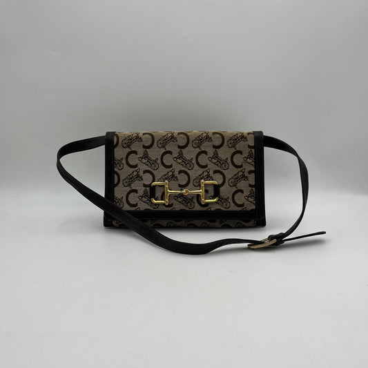 Celine Paris Vintage C Horse Carriage Horsebit Flap Shoulder Bag