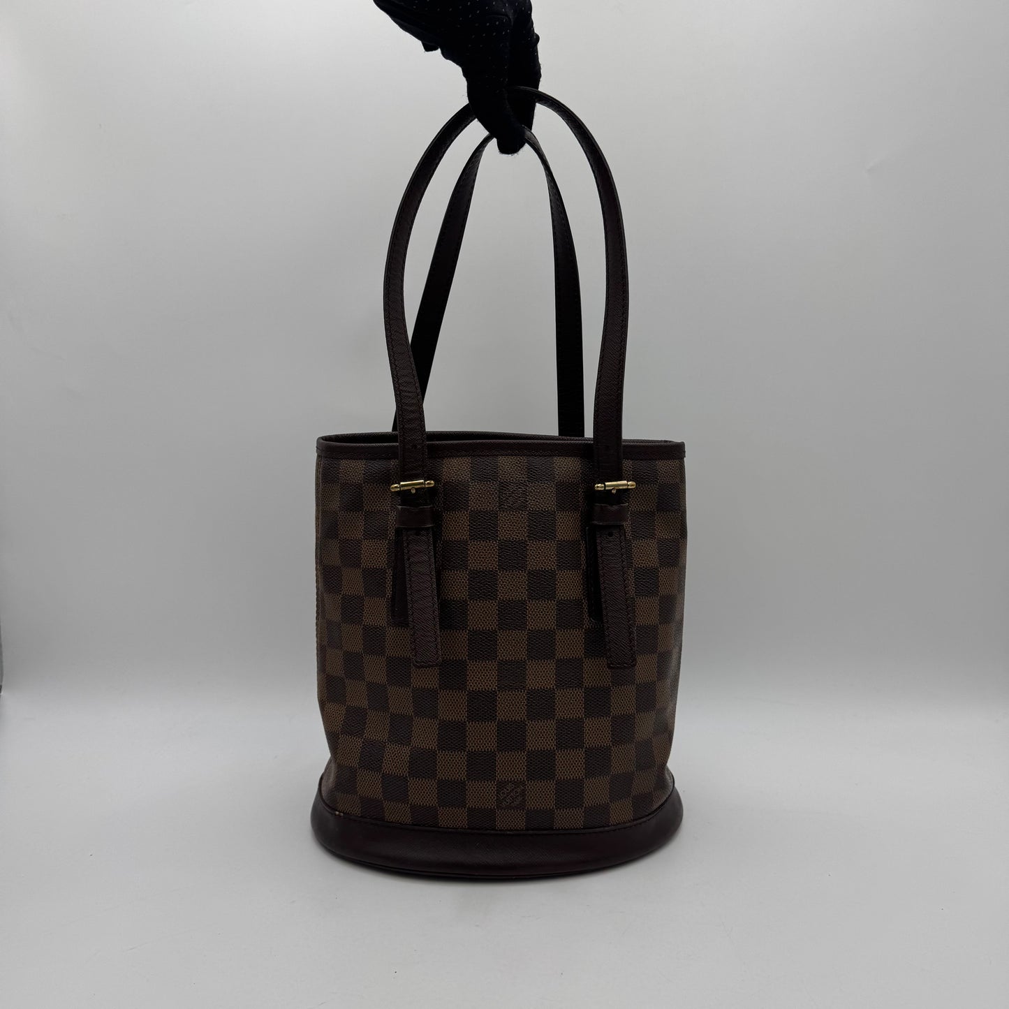 Louis Vuitton Damier Ebene Marais Bucket Bag PM