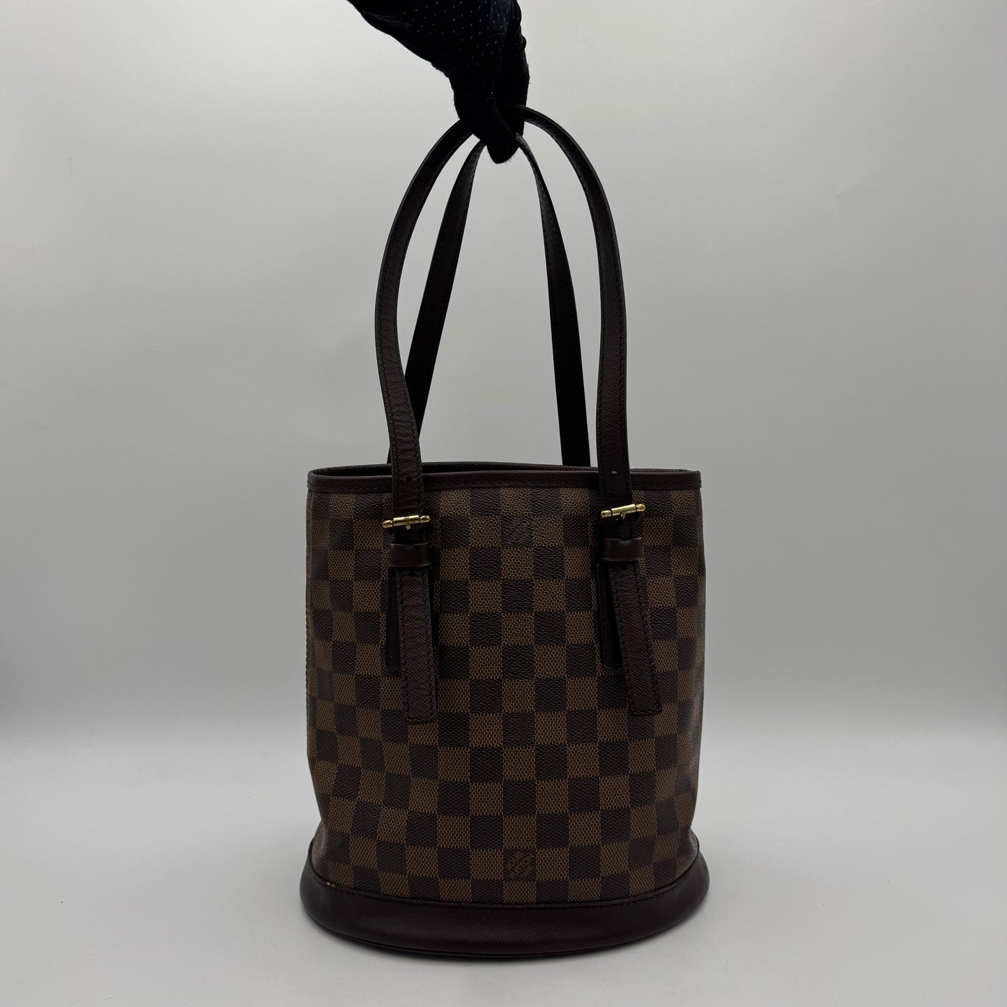 Louis Vuitton Damier Ebene Marais Bucket Bag PM