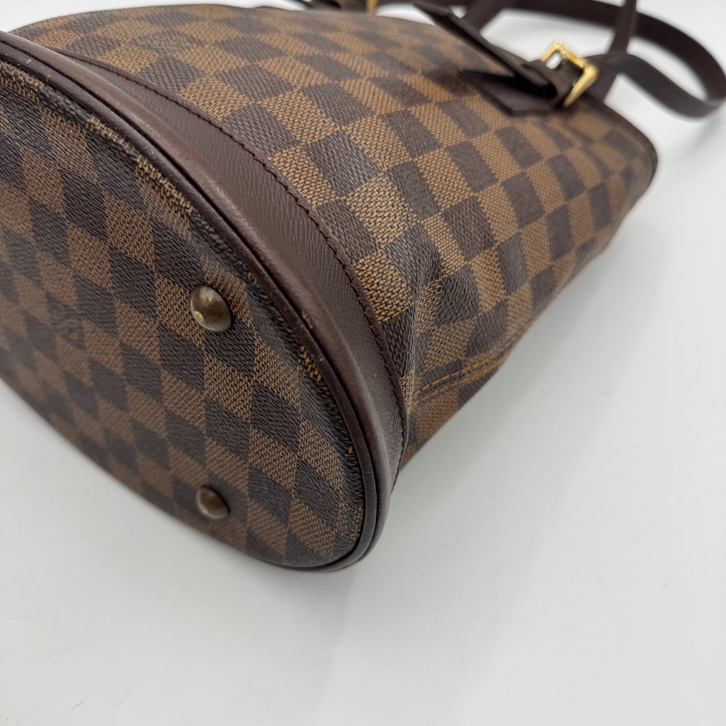 Louis Vuitton Damier Ebene Marais Bucket Bag PM