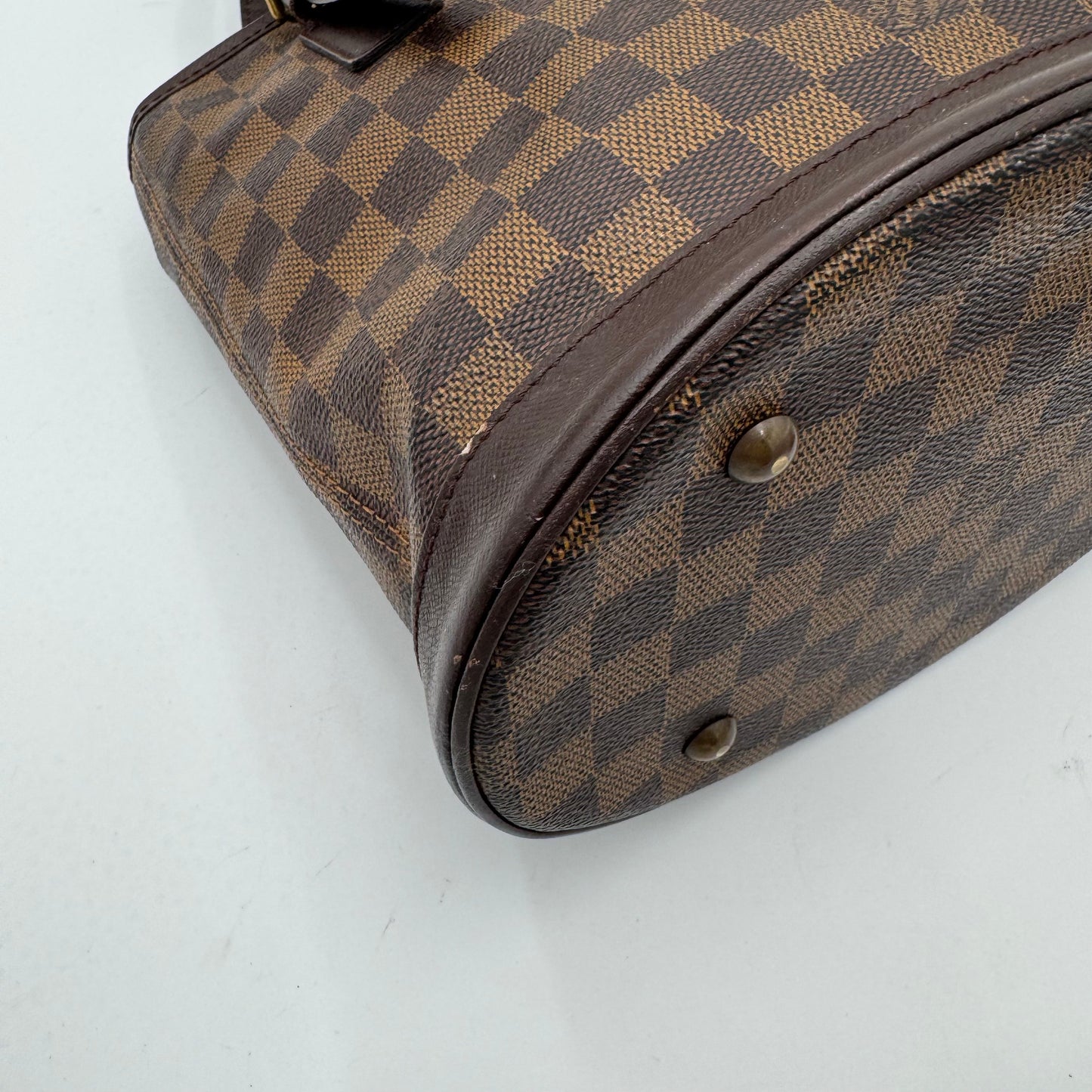 Louis Vuitton Damier Ebene Marais Bucket Bag PM