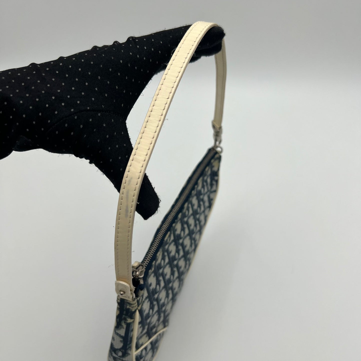 Christian Dior Blue Trotter PVC Mini Saddle Pochette