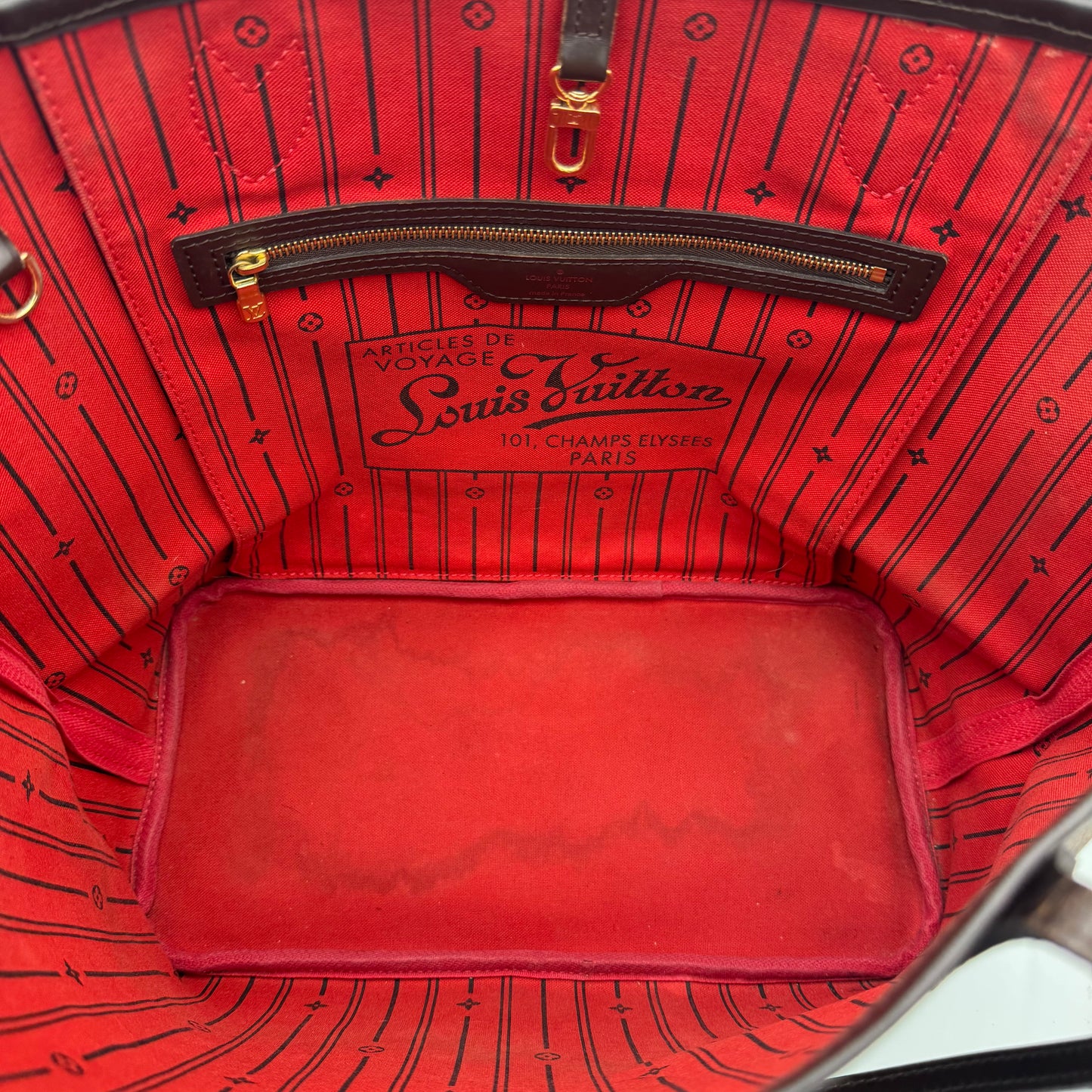 Louis Vuitton Damier Ebene Neverfull MM