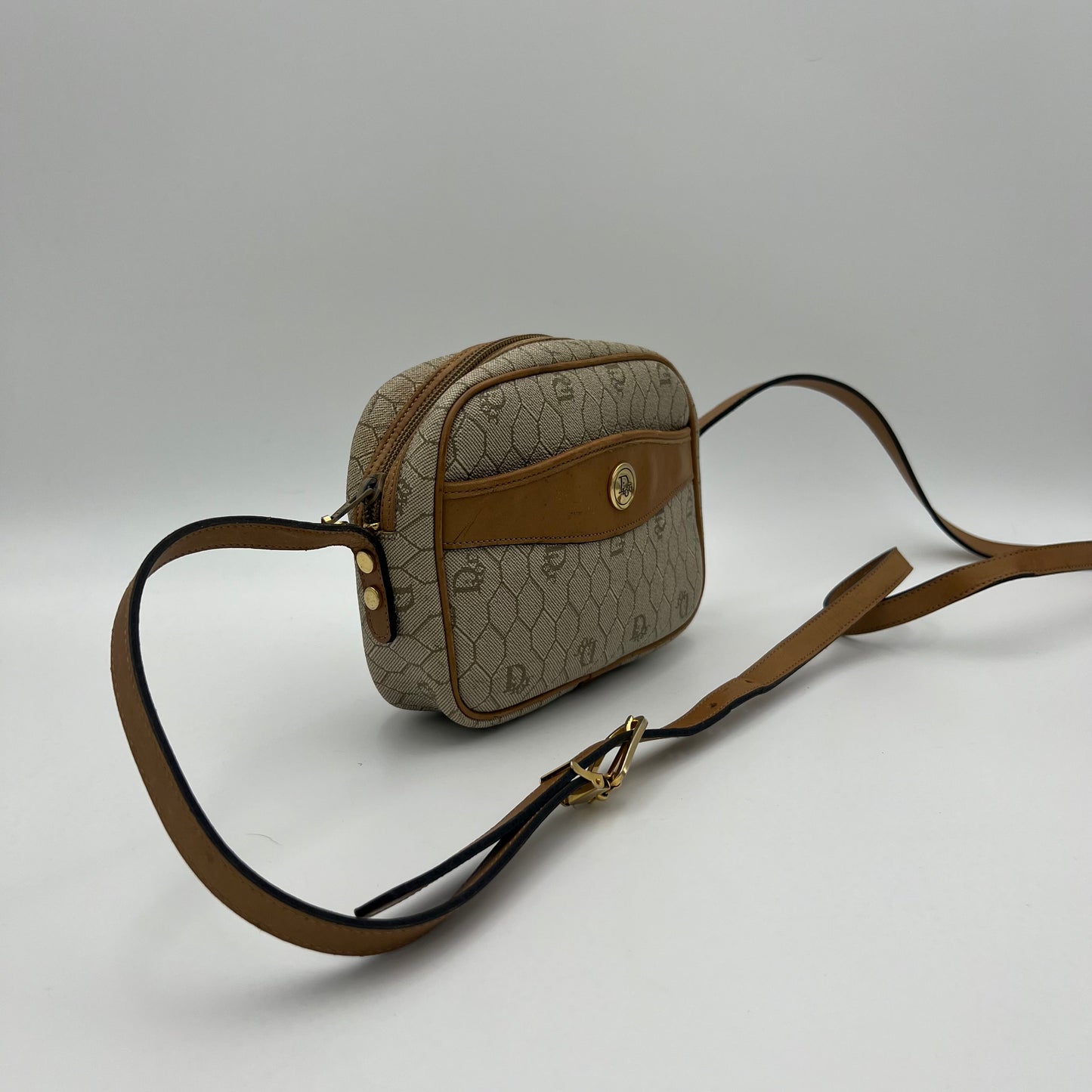 Christian Dior Light Honeycomb Mini Camera Crossbody