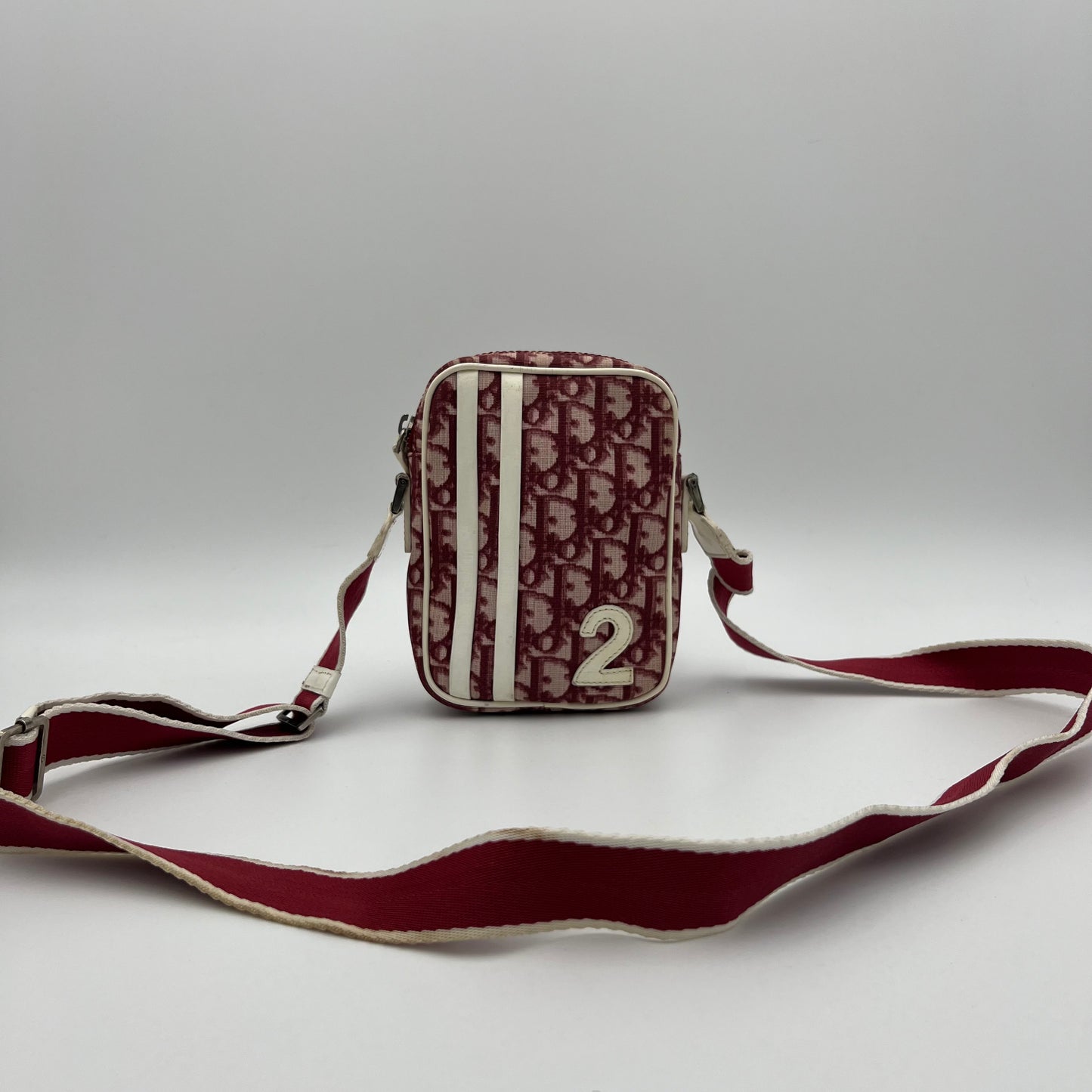 Christian Dior Red Trotter Number 2 Small Crossbody