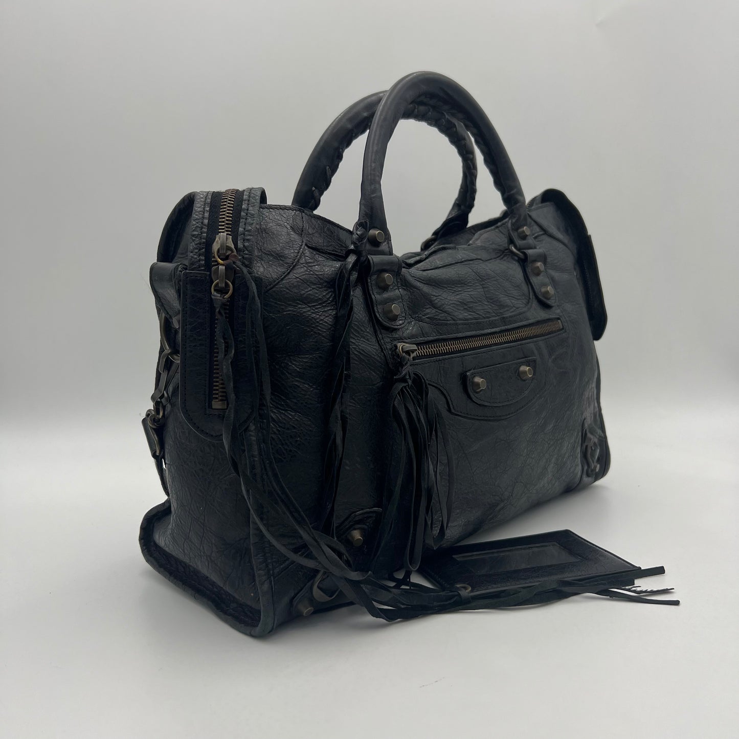 Balenciaga Black Leather City