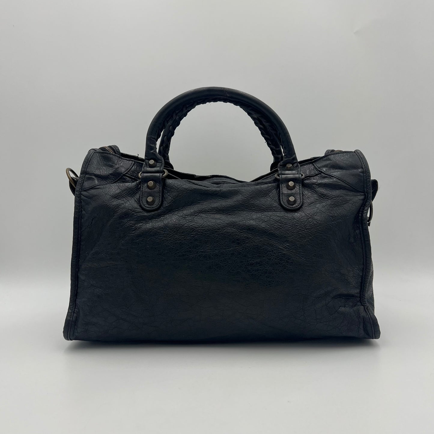 Balenciaga Black Leather City