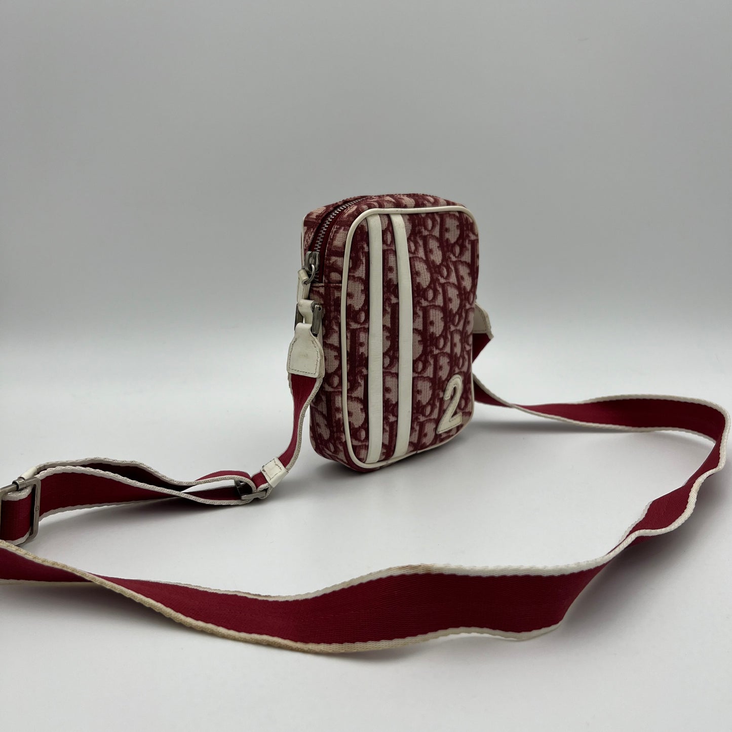 Christian Dior Red Trotter Number 2 Small Crossbody