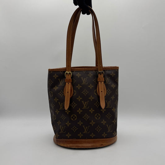 Louis Vuitton Monogram Bucket PM with Pouch