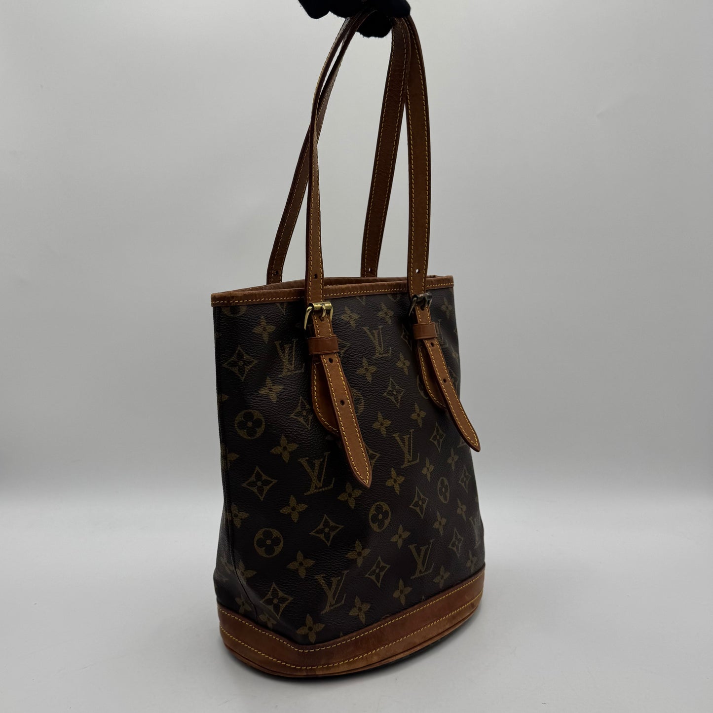 Louis Vuitton Monogram Bucket PM with Pouch