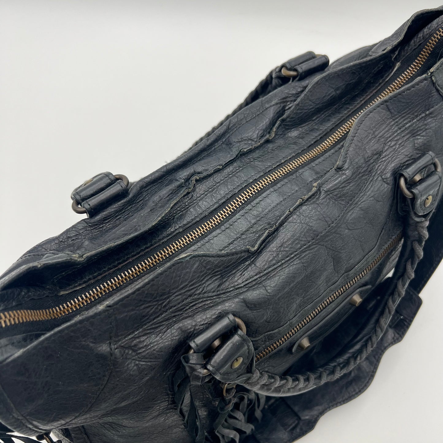 Balenciaga Black Leather City