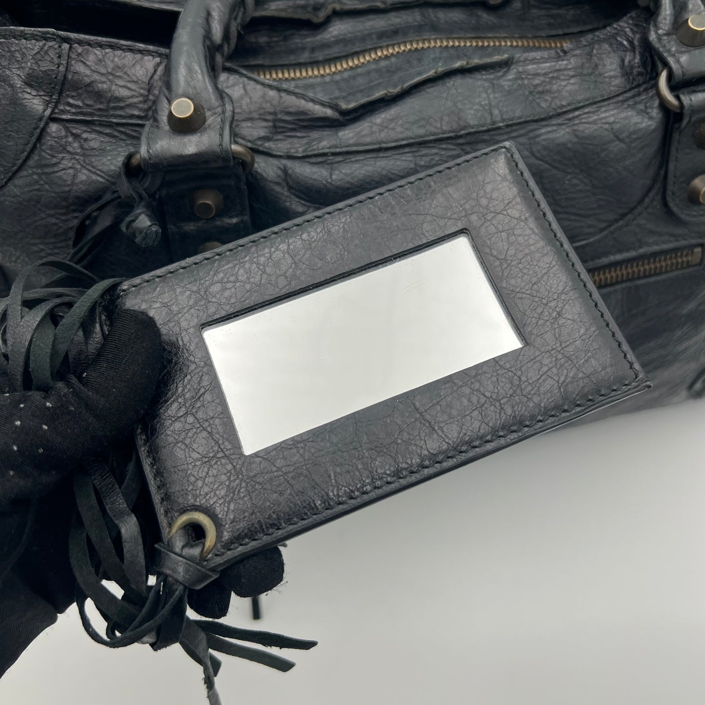 Balenciaga Black Leather City