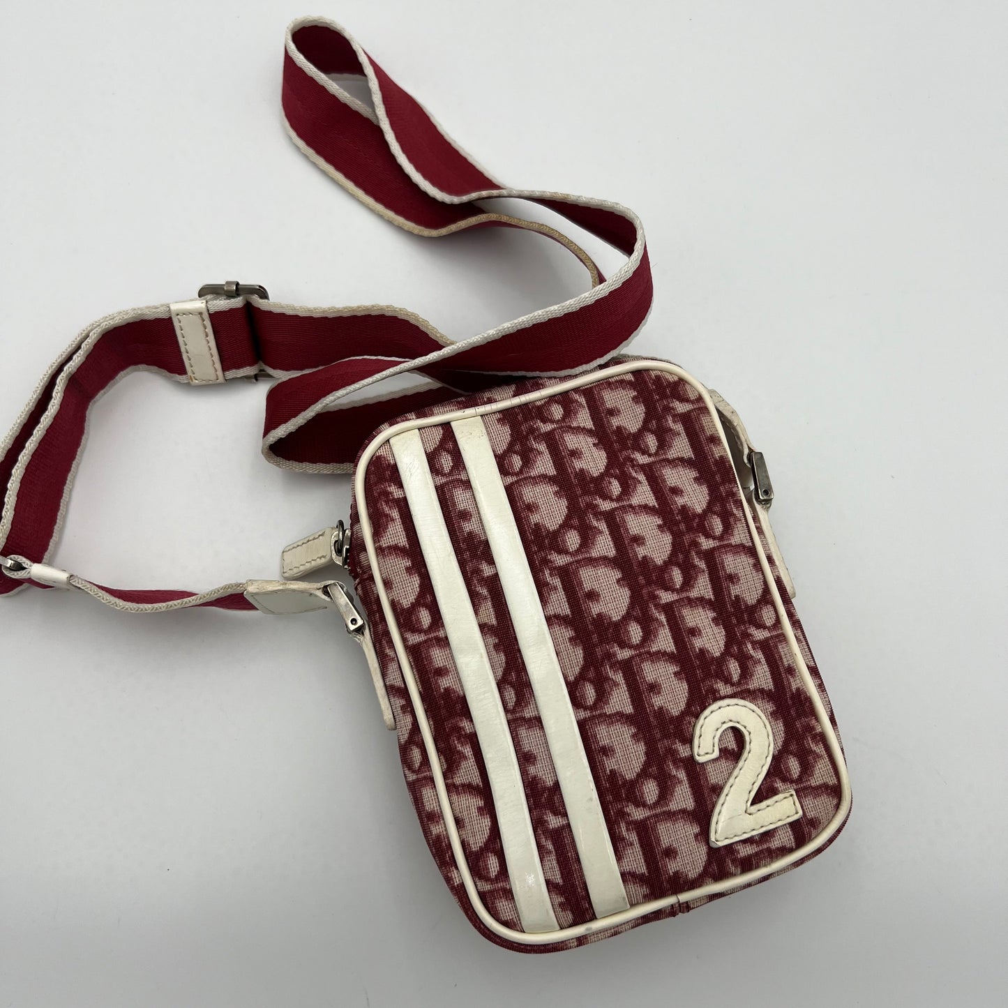 Christian Dior Red Trotter Number 2 Small Crossbody
