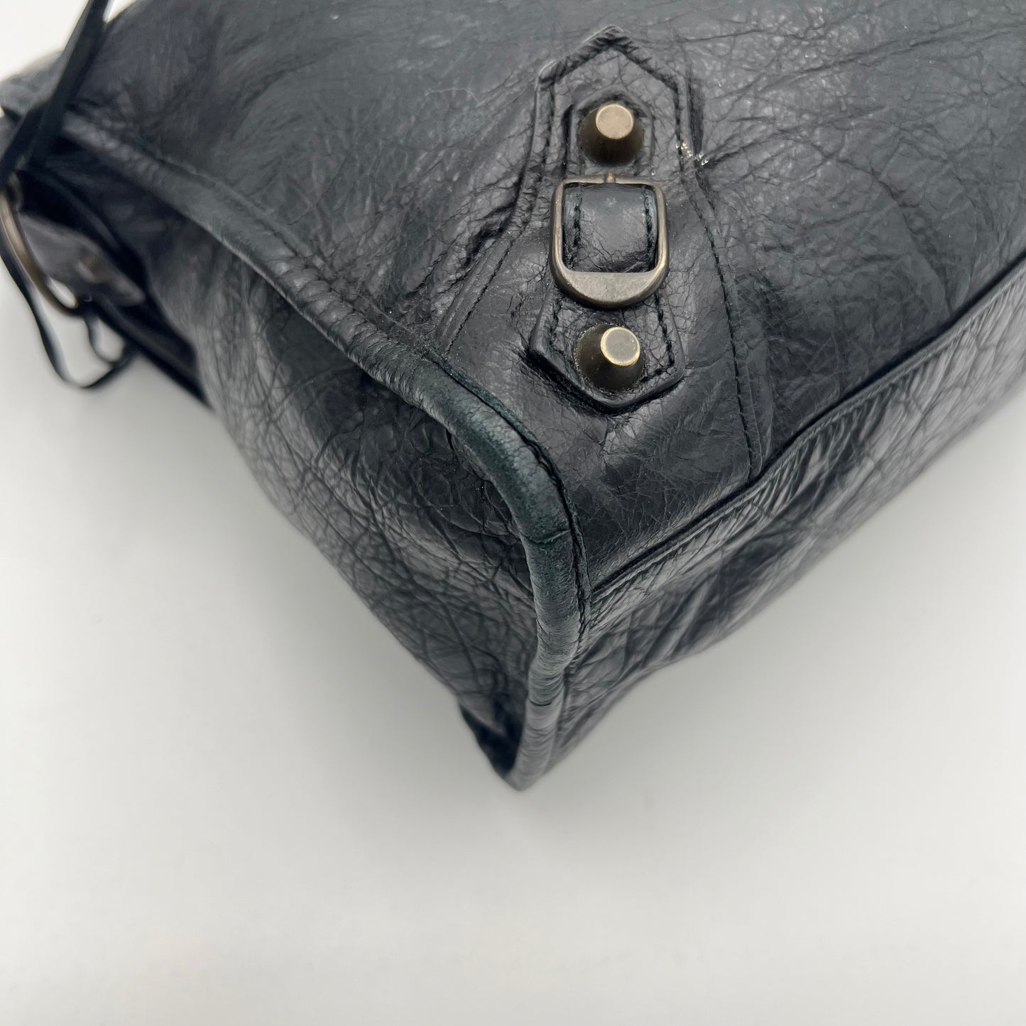 Balenciaga Black Leather City