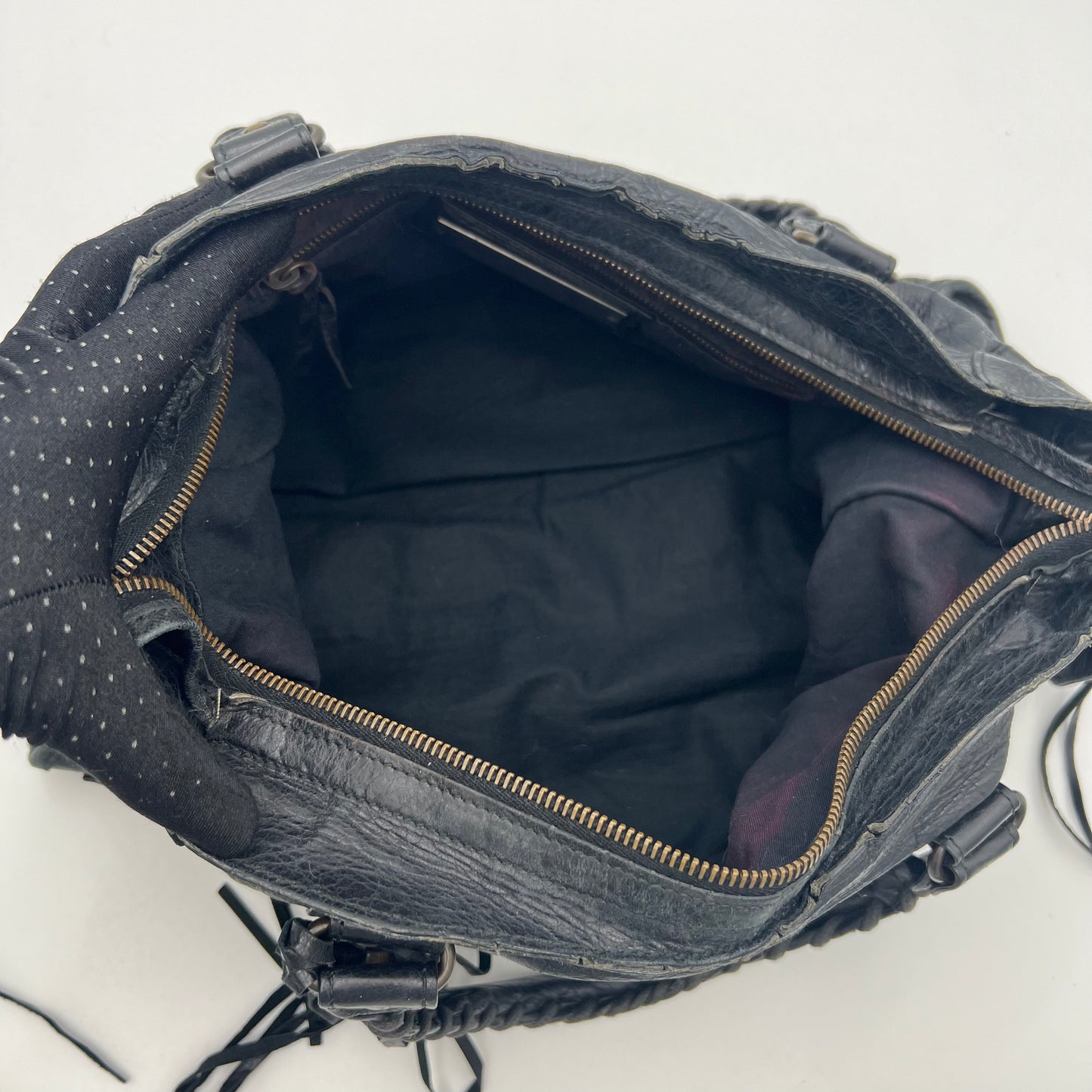 Balenciaga Black Leather City