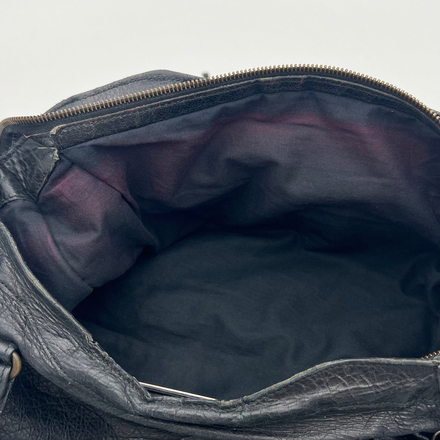 Balenciaga Black Leather City