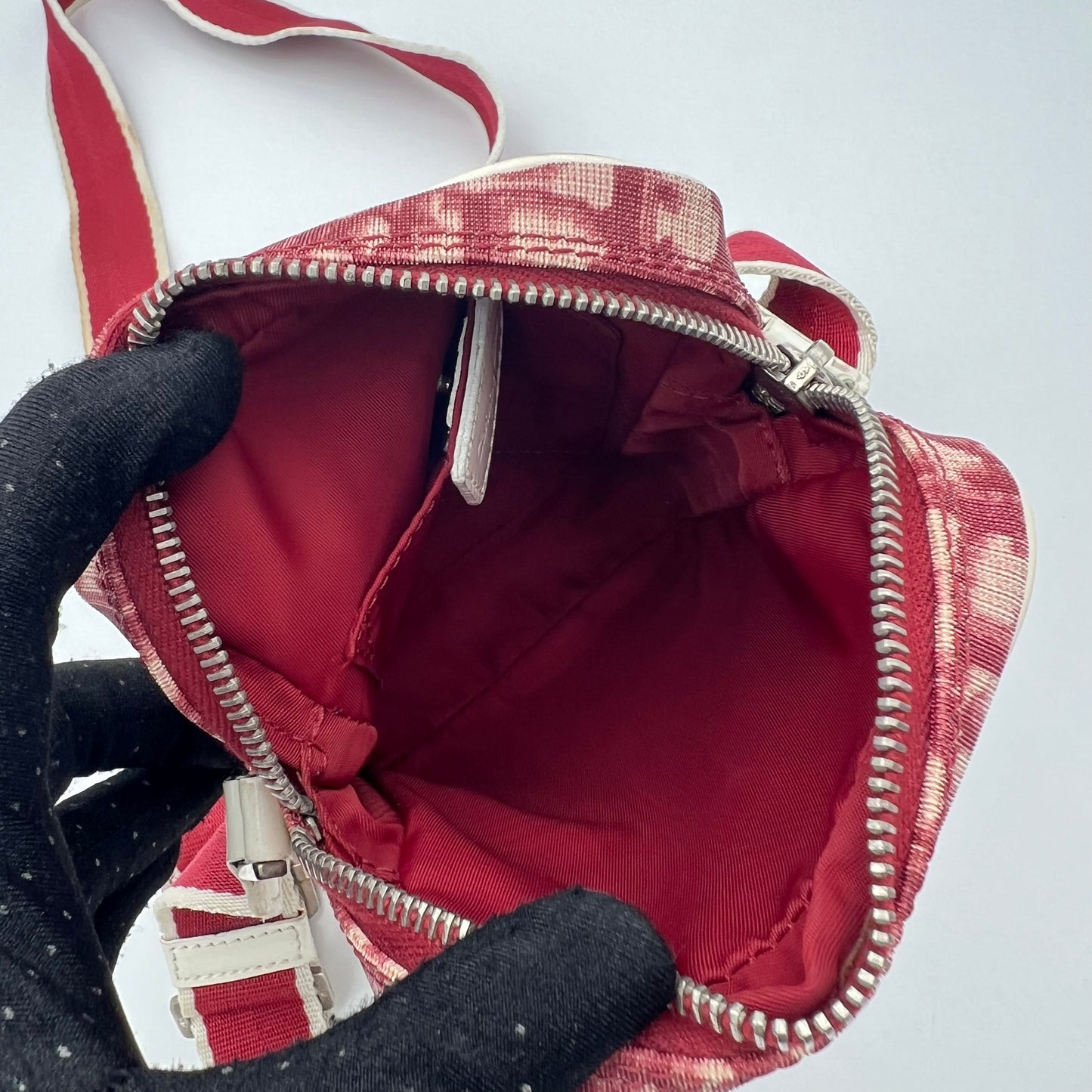 Christian Dior Red Trotter Number 2 Small Crossbody