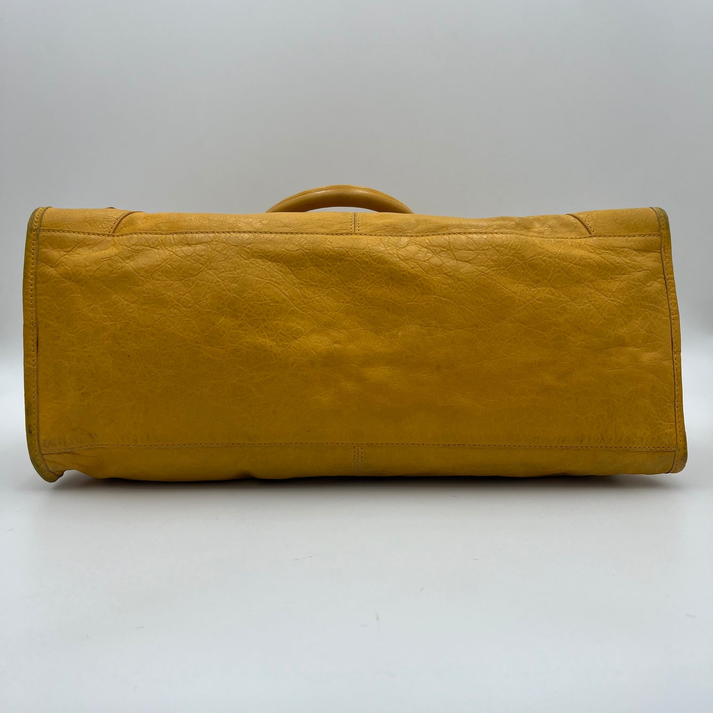 Balenciaga Yellow Leather Classic Part Time