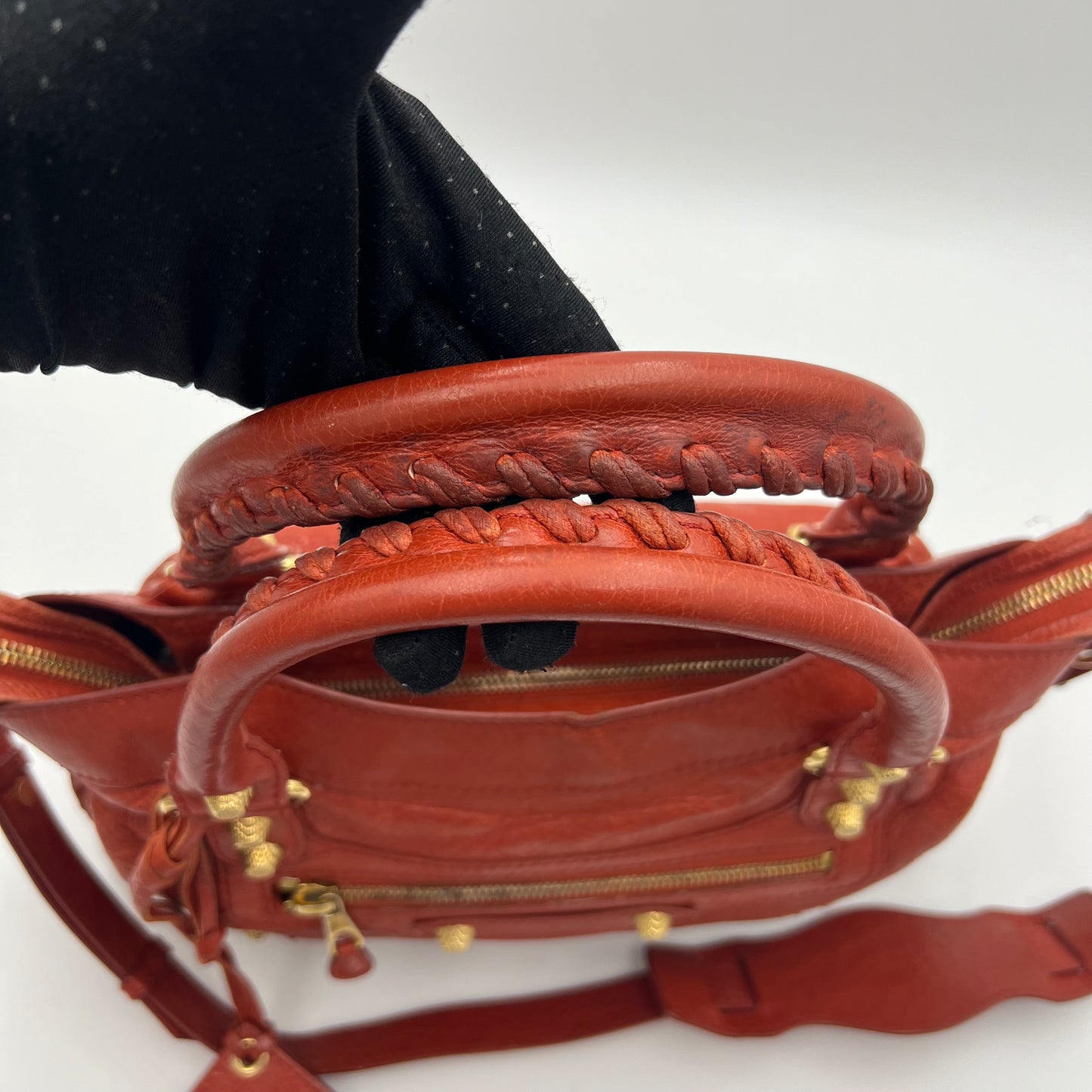 Balenciaga Rust Leather Giant 12 Town GHW