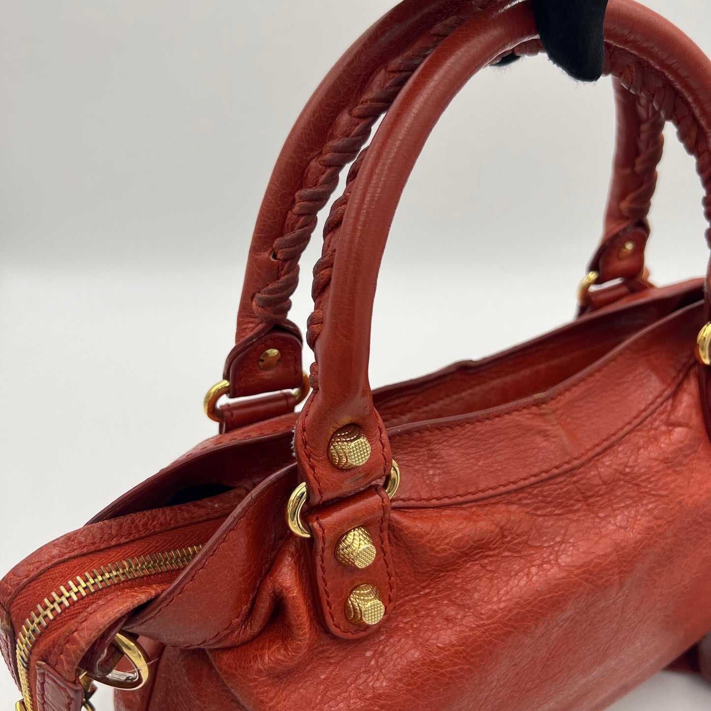 Balenciaga Rust Leather Giant 12 Town GHW