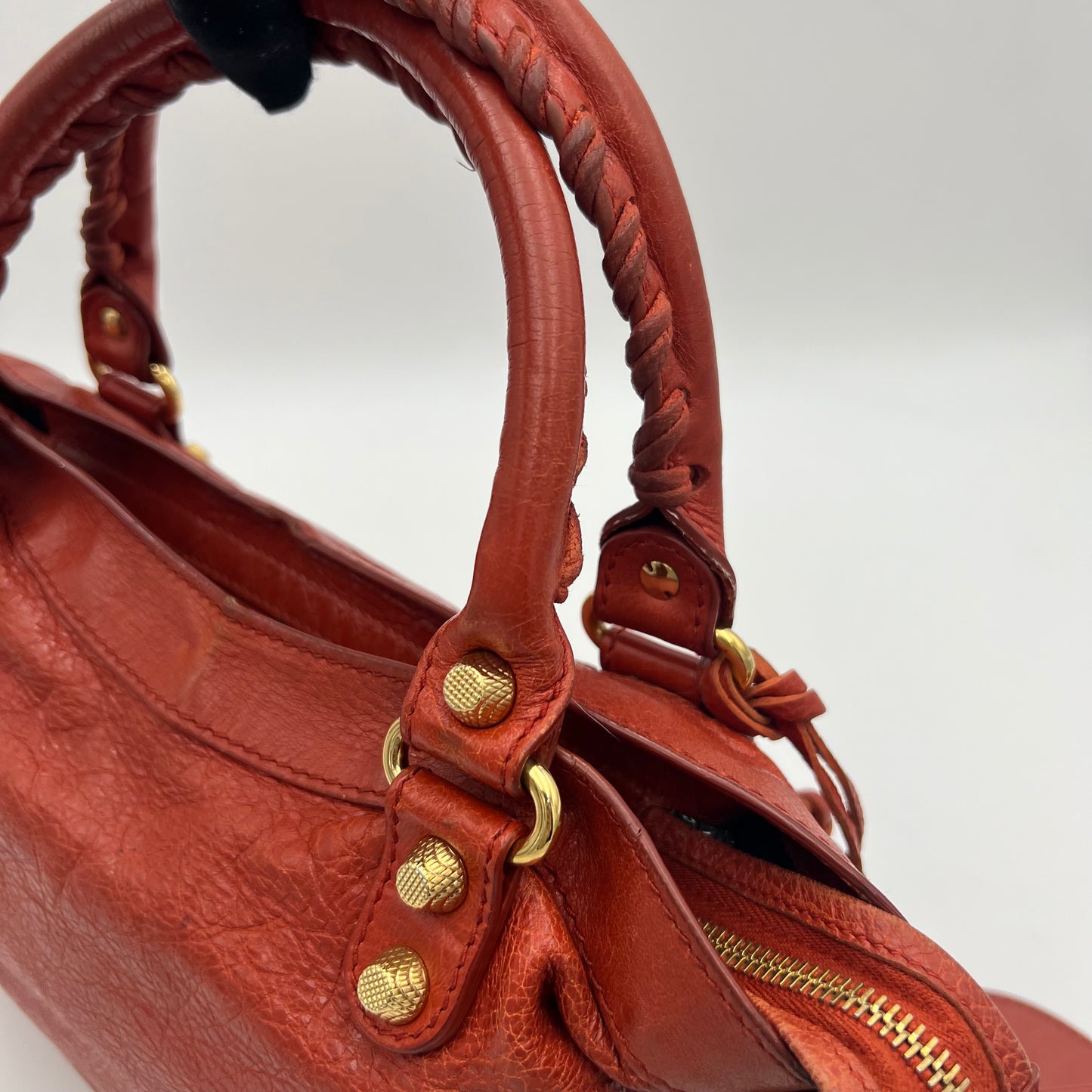 Balenciaga Rust Leather Giant 12 Town GHW