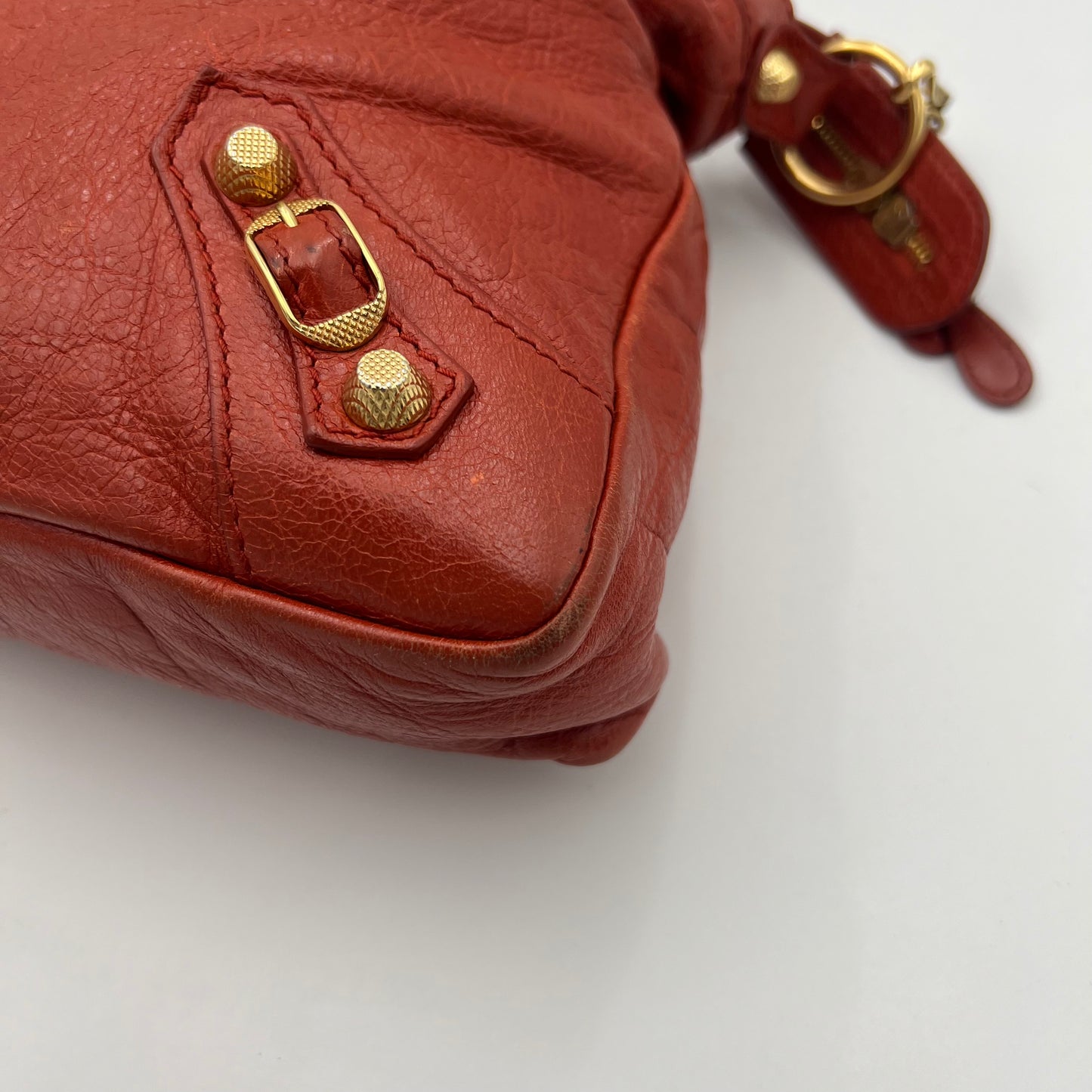 Balenciaga Rust Leather Giant 12 Town GHW