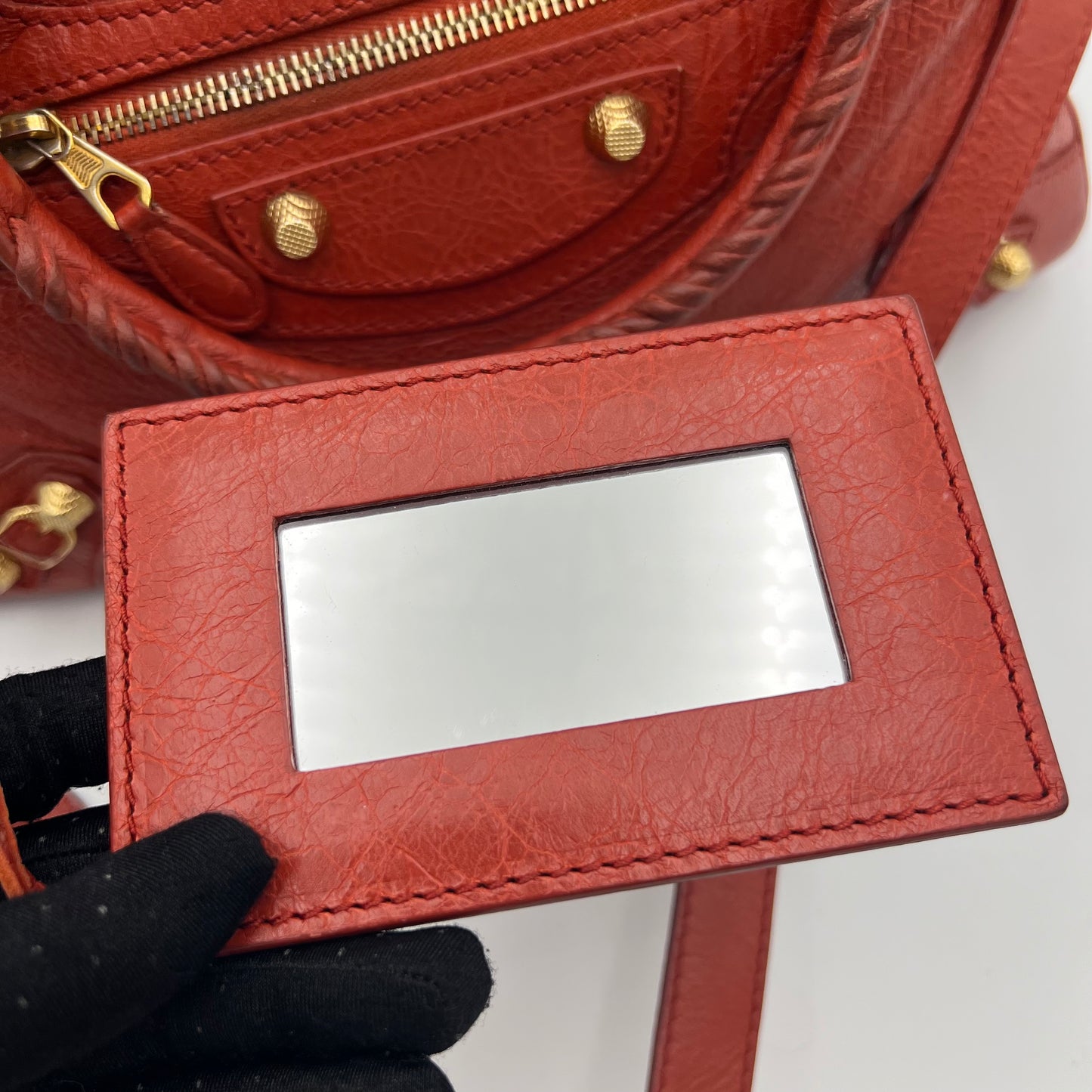 Balenciaga Rust Leather Giant 12 Town GHW
