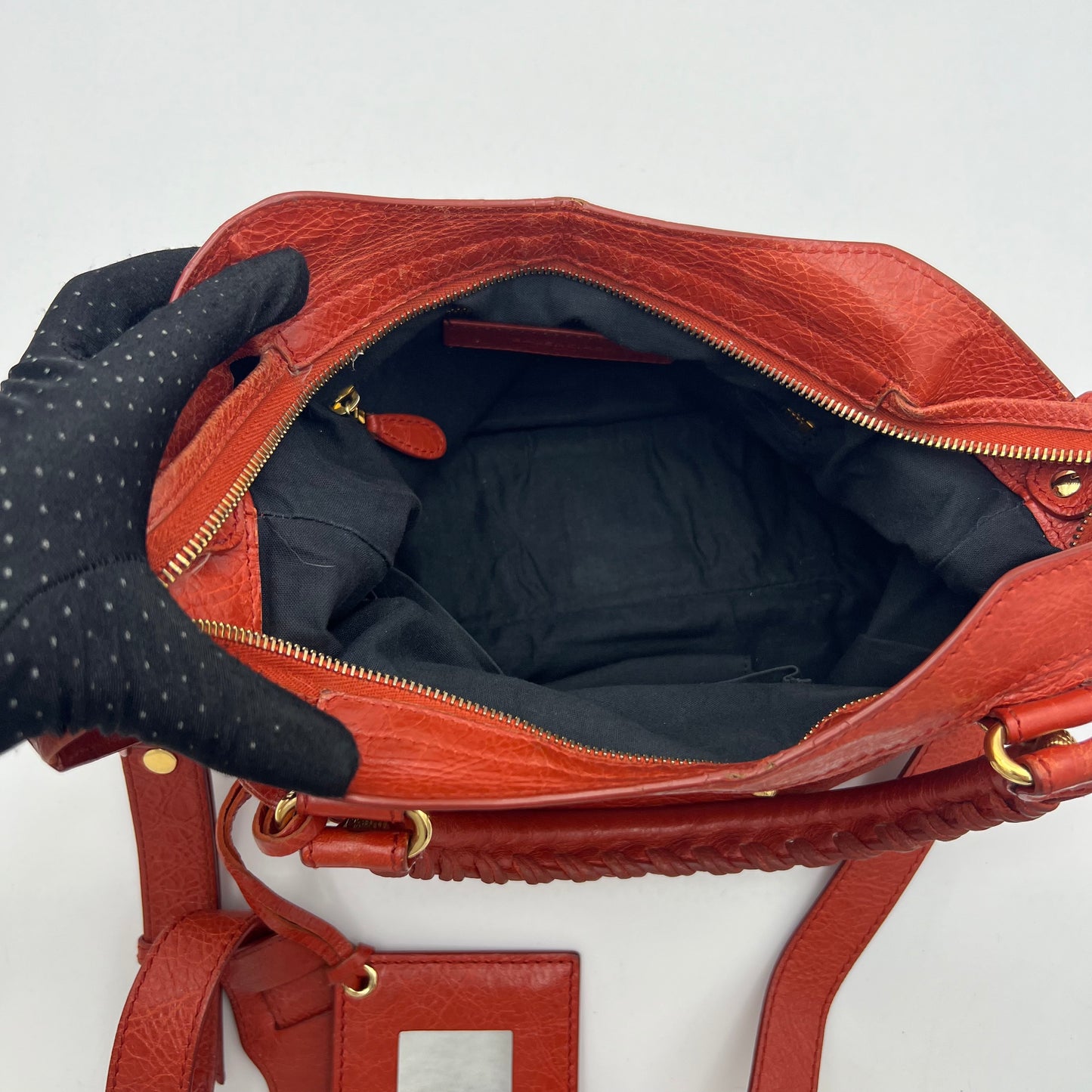 Balenciaga Rust Leather Giant 12 Town GHW