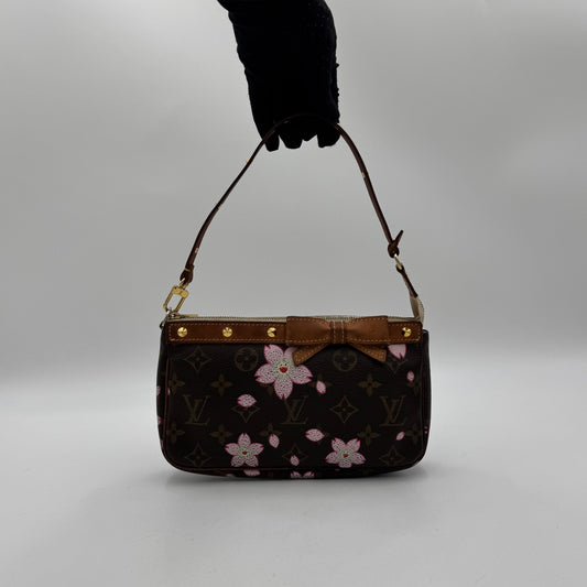 Louis Vuitton Takashi Murakami Monogram Cherry Blossom Pochette
