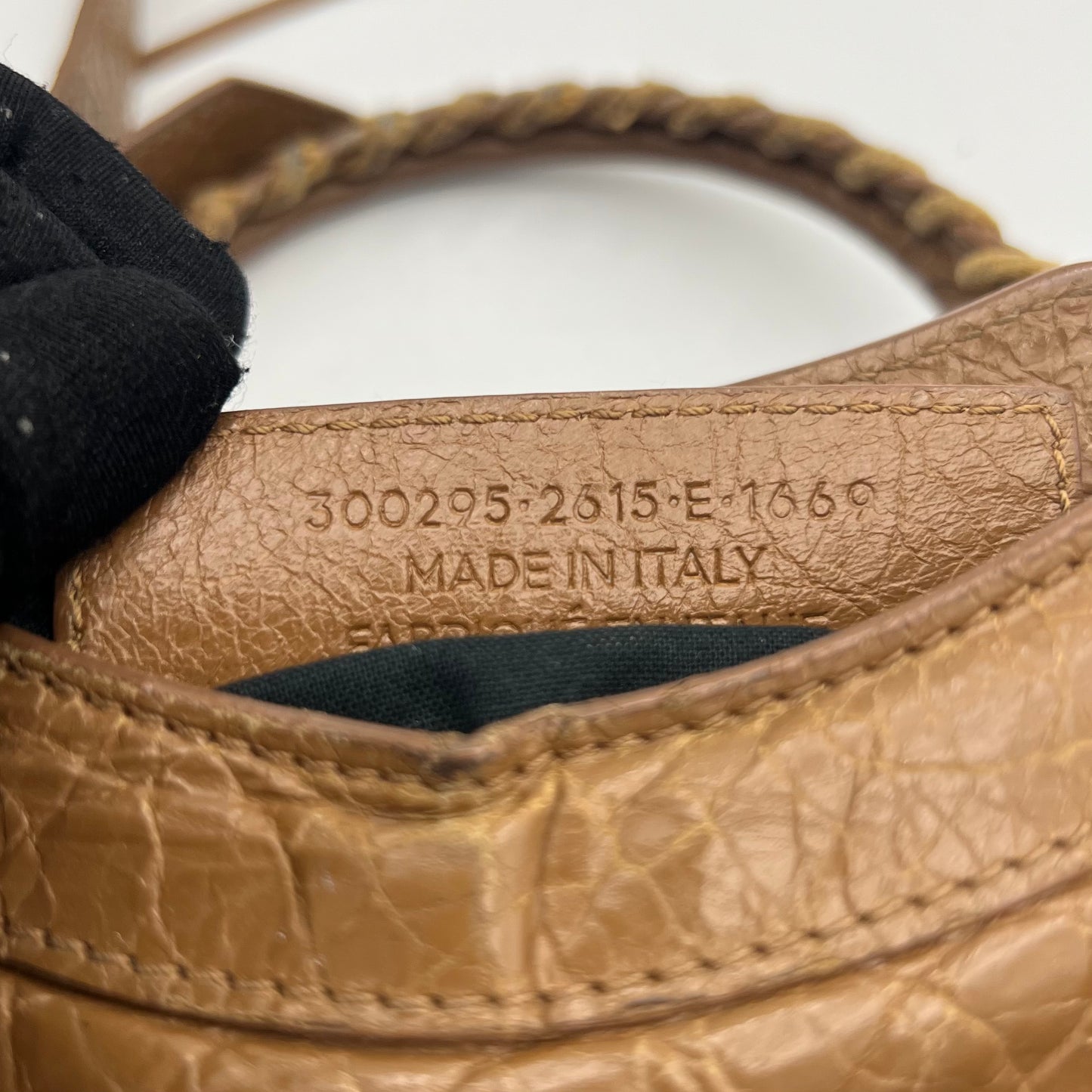 Balenciaga Mocha Brown Leather Classic Mini City