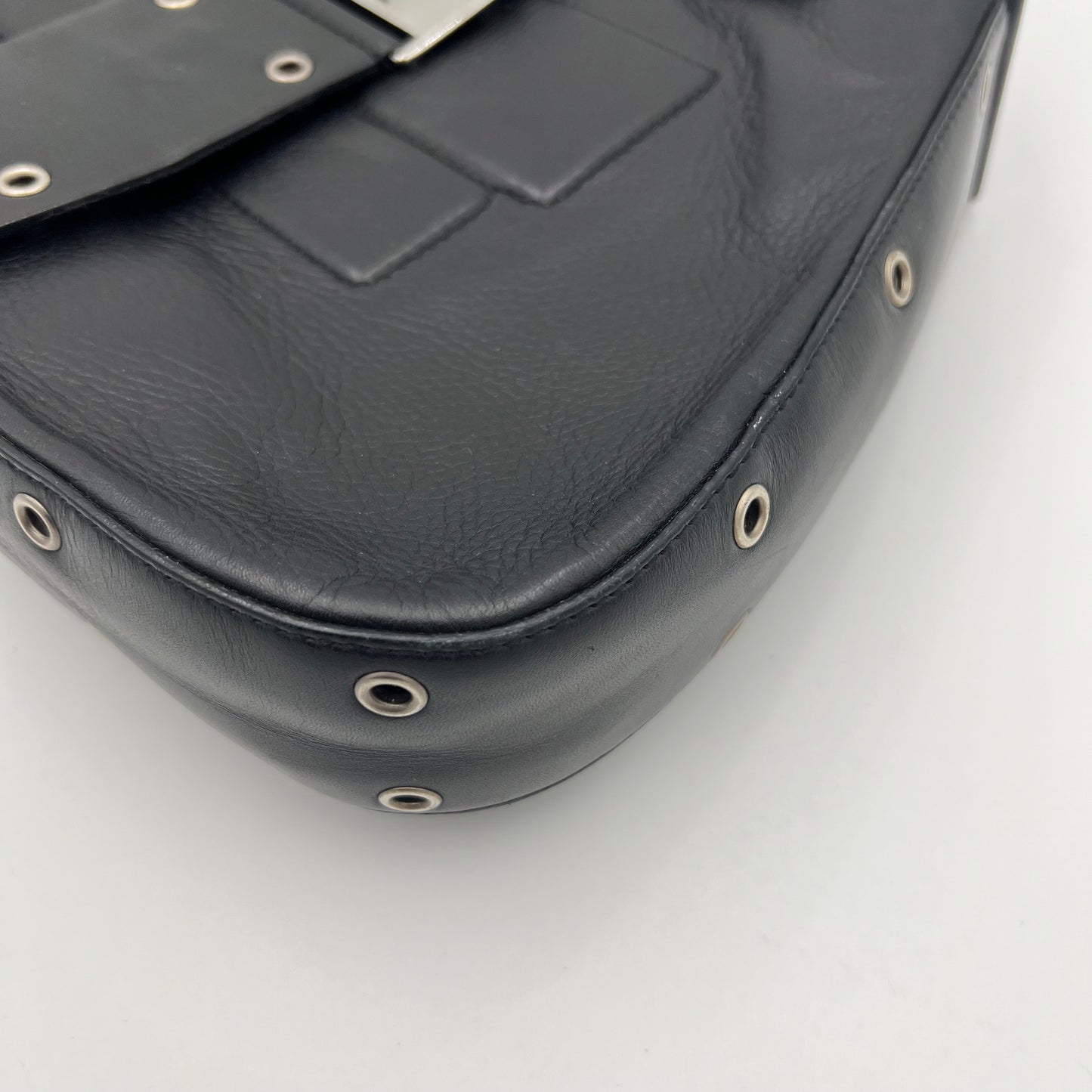Christian Dior Black Leather Street Chic Columbus Hobo Bag