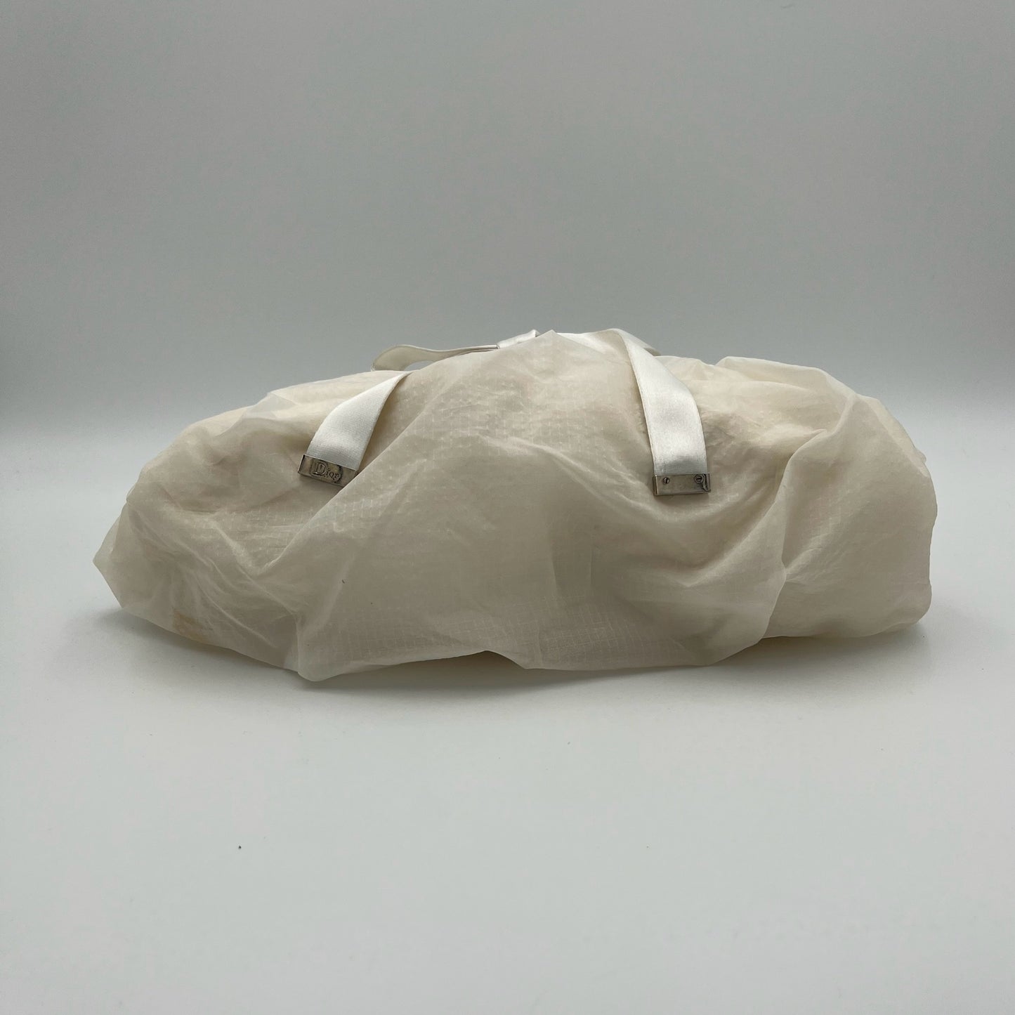 Christian Dior John Galliano White Ballet Corset Shoulder Bag