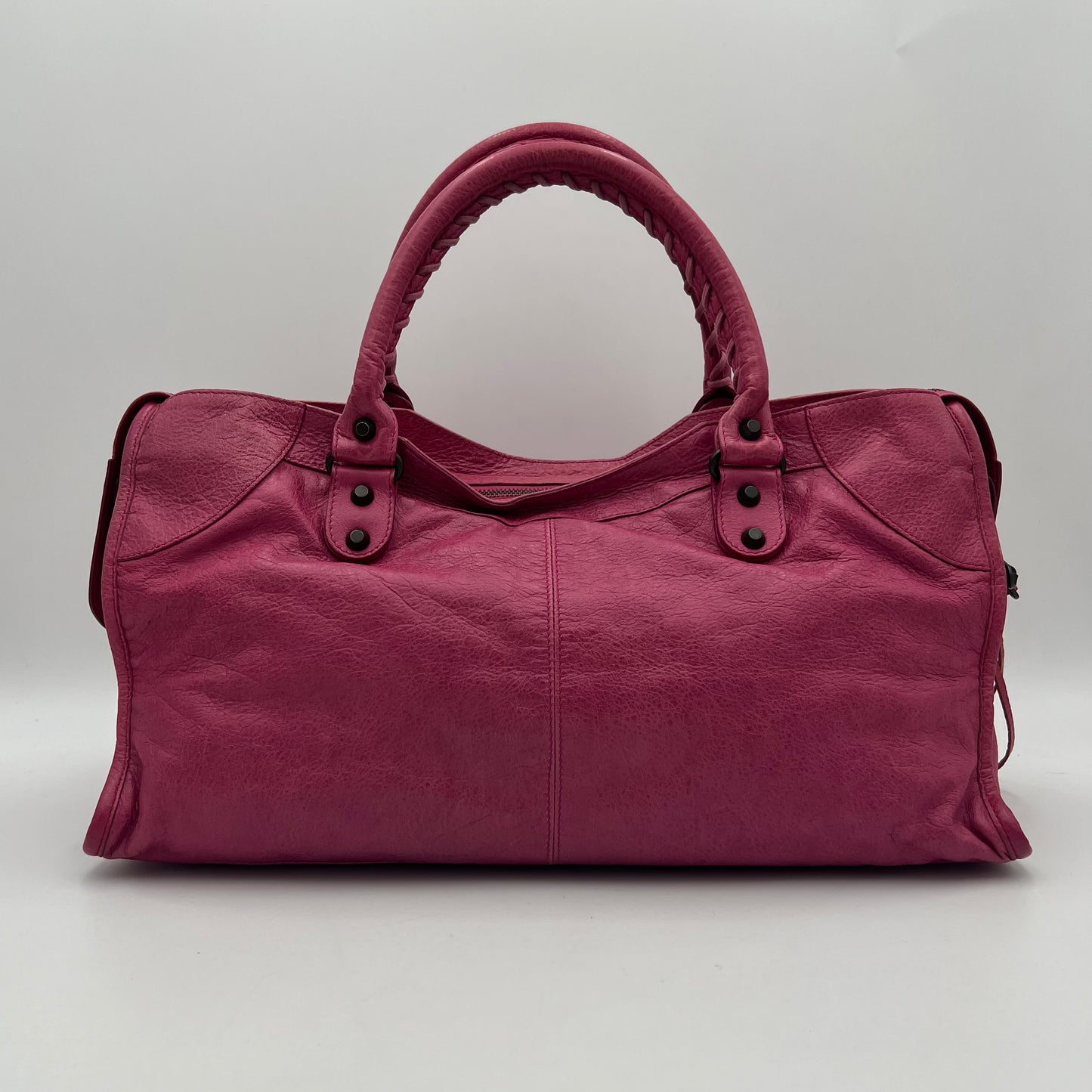 Balenciaga Pink Leather Classic Part Time Bag