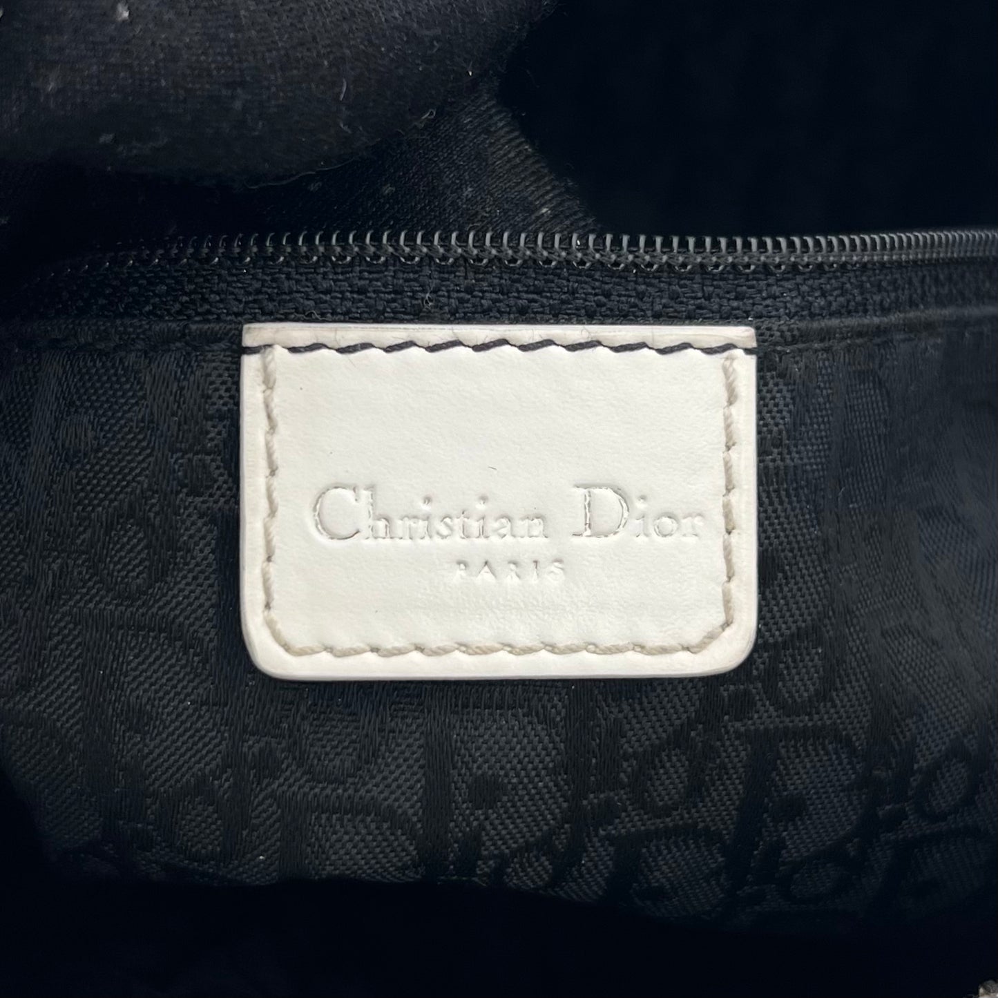 Christian Dior John Galliano White Ballet Corset Shoulder Bag