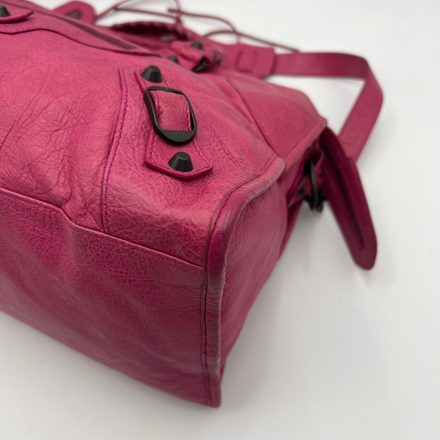 Balenciaga Pink Leather Classic Part Time Bag