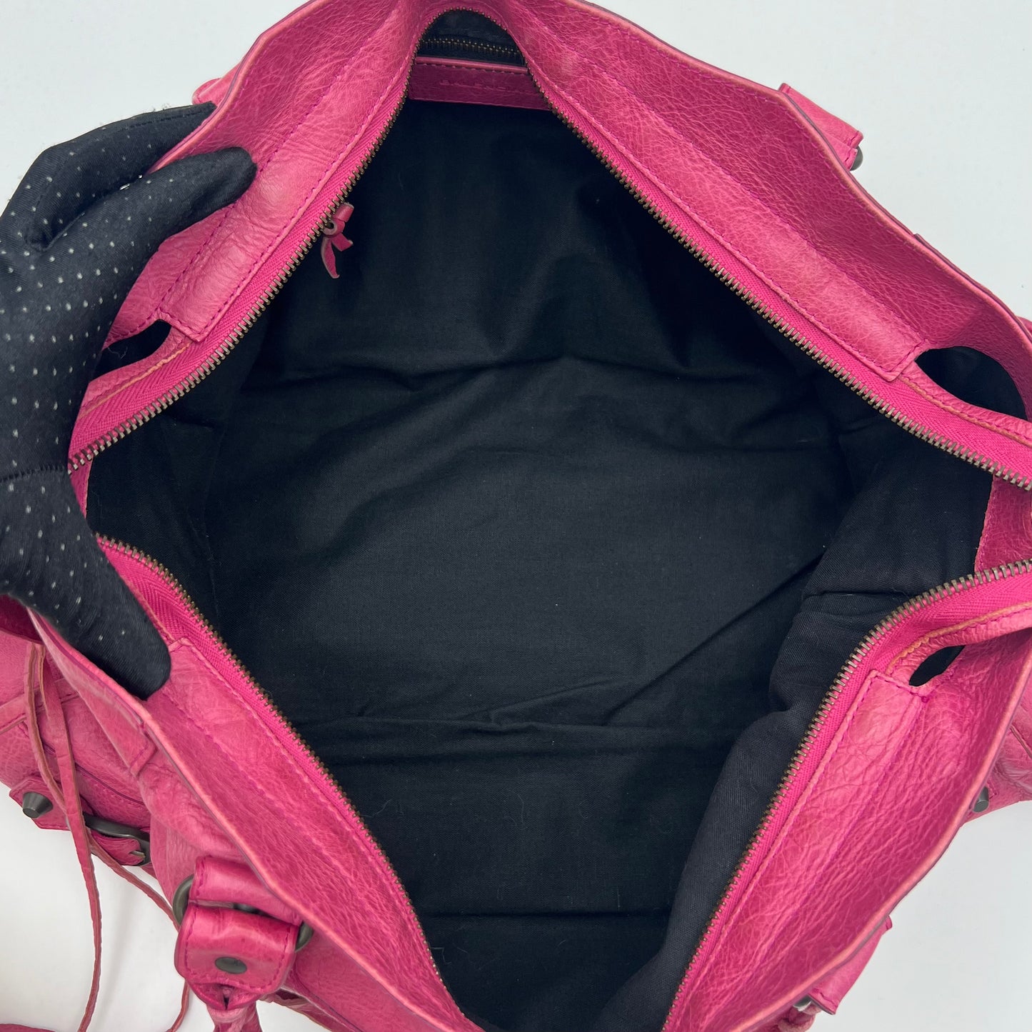 Balenciaga Pink Leather Classic Part Time Bag