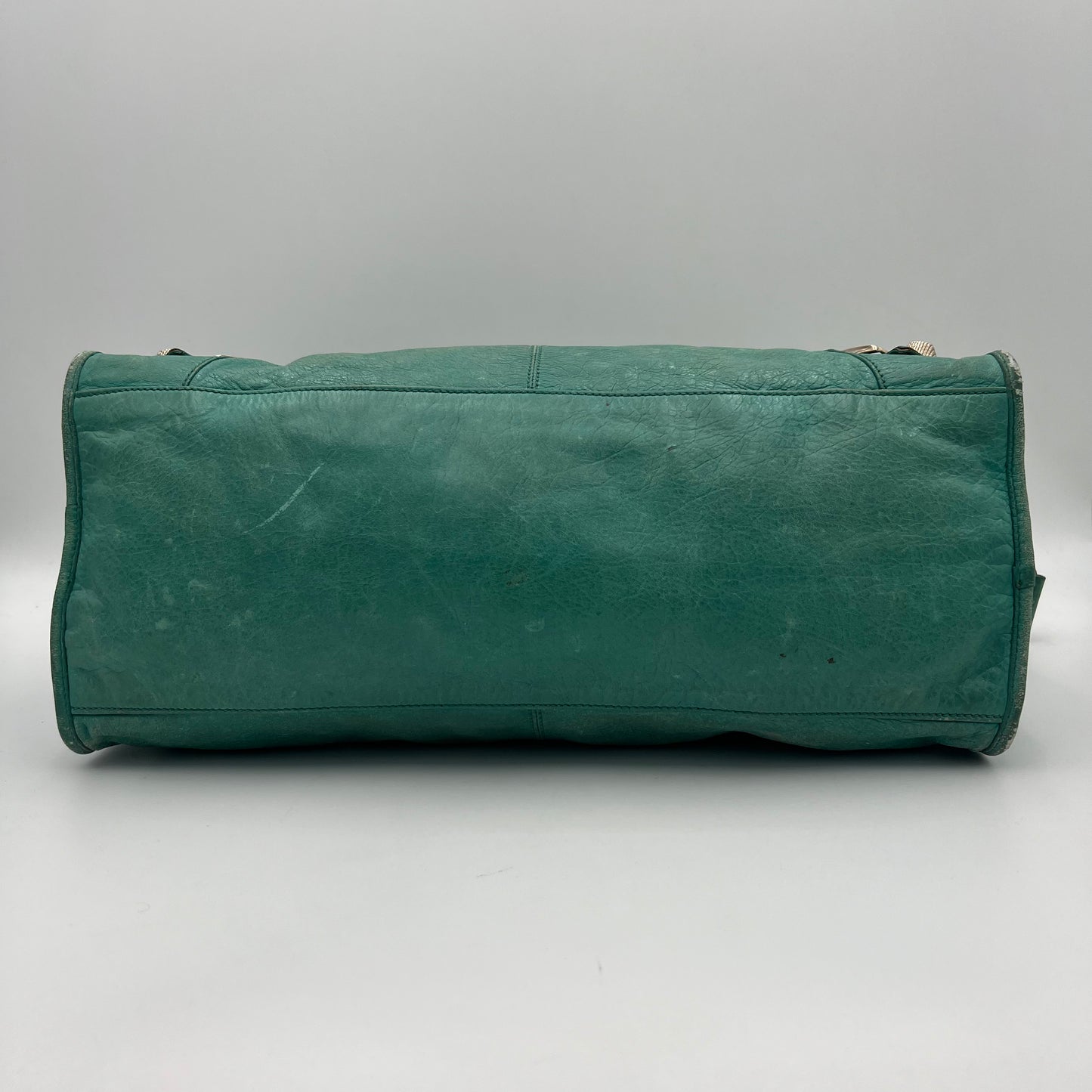 Balenciaga Turquoise Leather Giant 21 Part Time Bag SHW