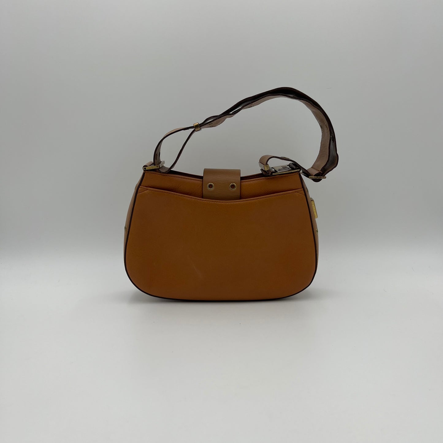 Christian Dior Tan Leather Street Chic Hobo Bag