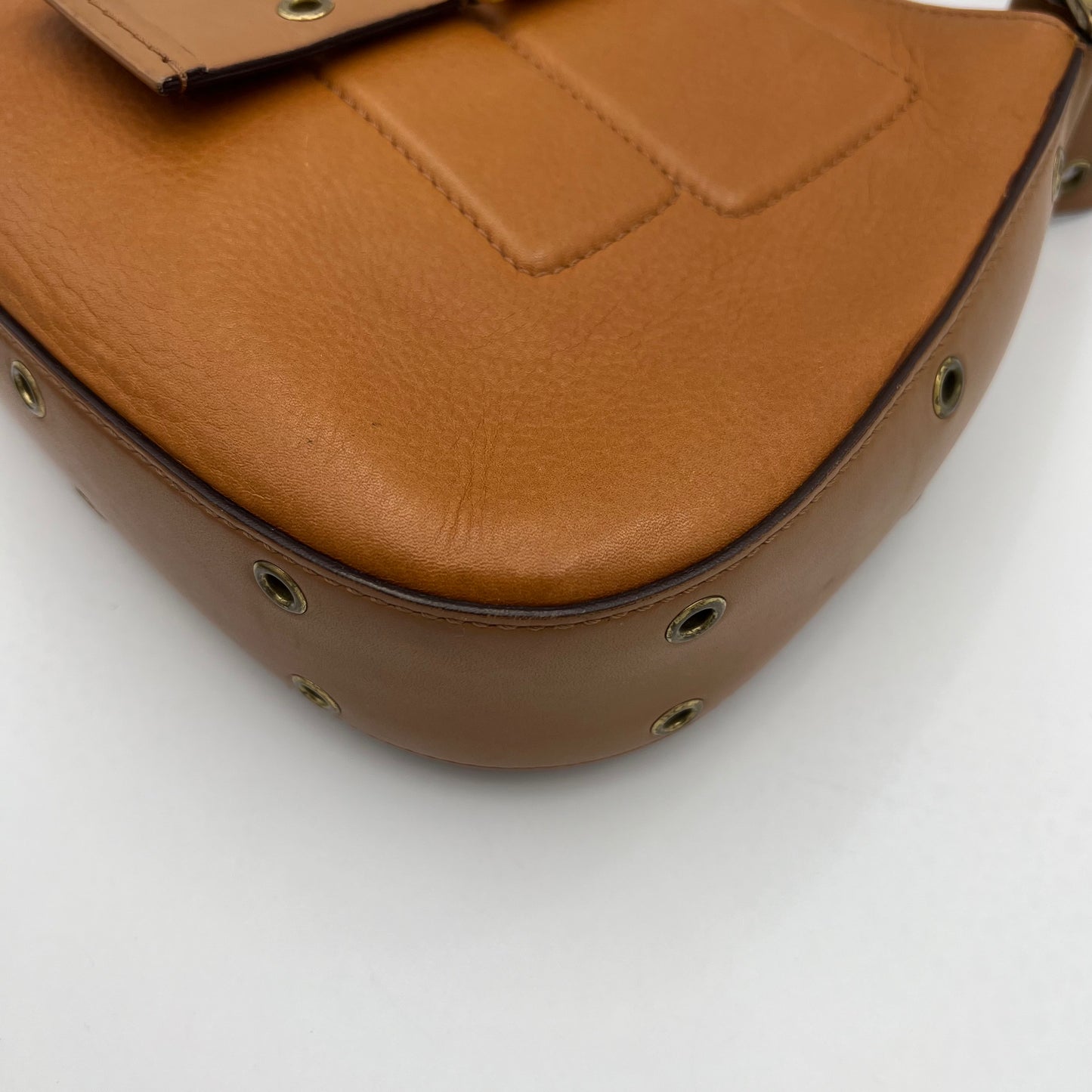 Christian Dior Tan Leather Street Chic Hobo Bag