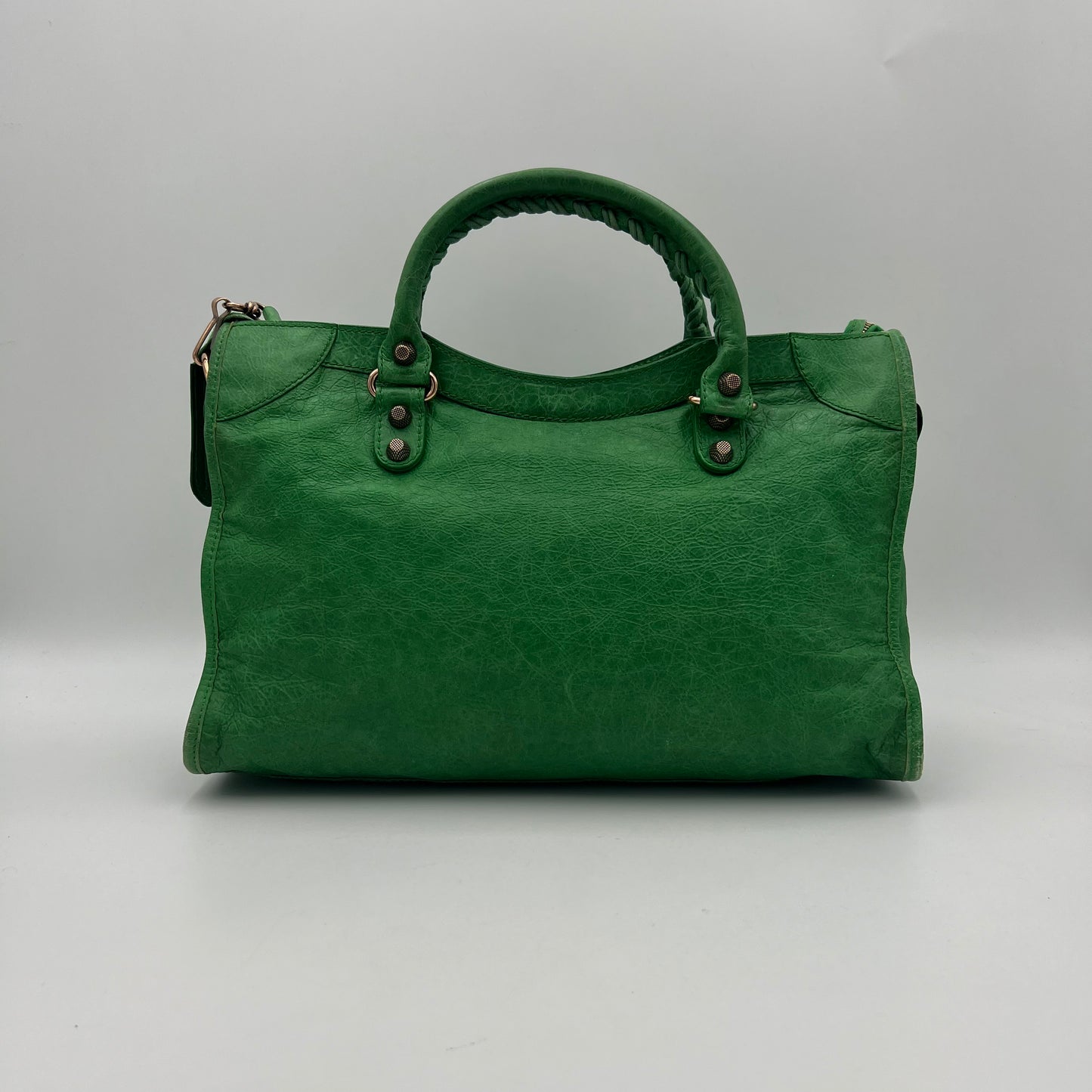 Balenciaga Green Leather Giant 12 City Bag RGHW