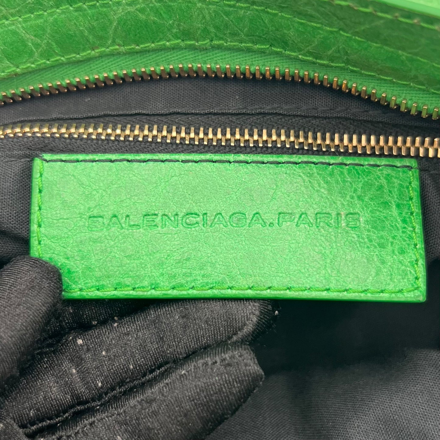 Balenciaga Green Leather Giant 12 City Bag RGHW