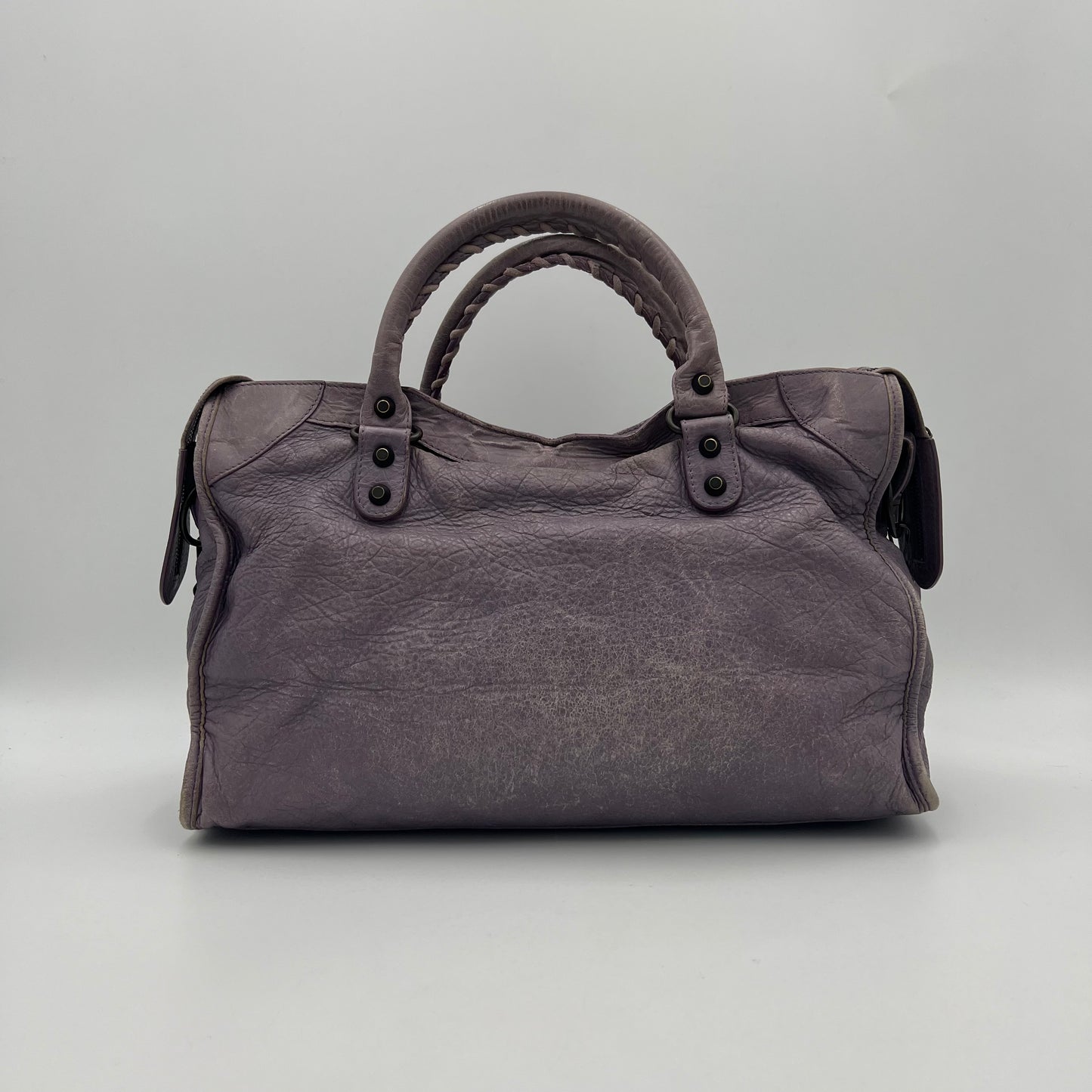 Balenciaga Indigo Lilac Leather Classic City
