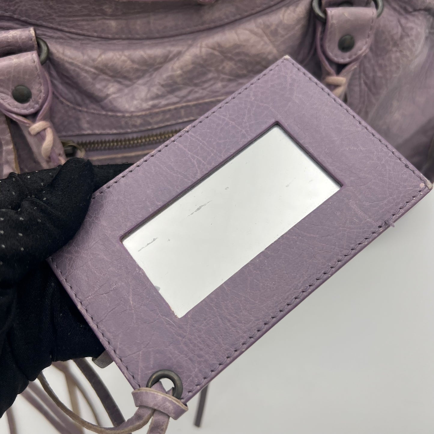 Balenciaga Indigo Lilac Leather Classic City