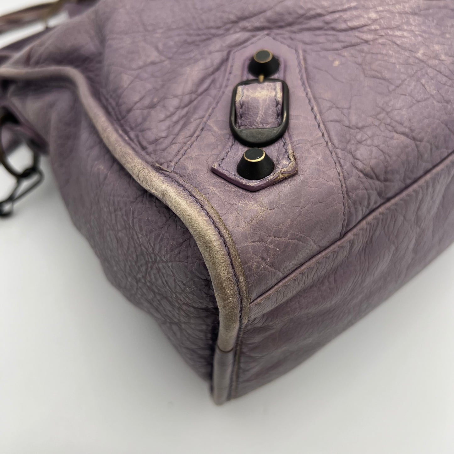 Balenciaga Indigo Lilac Leather Classic City