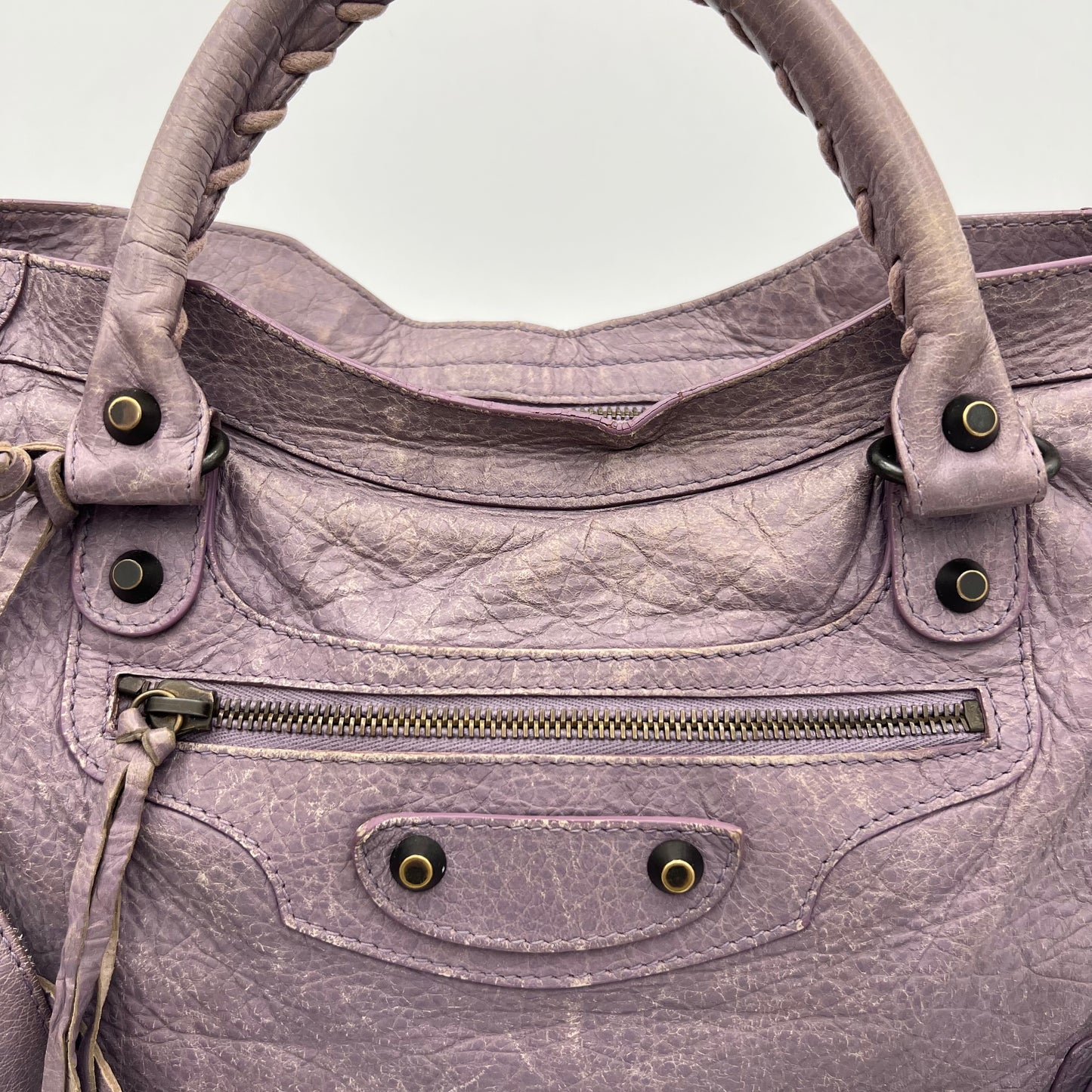 Balenciaga Indigo Lilac Leather Classic City