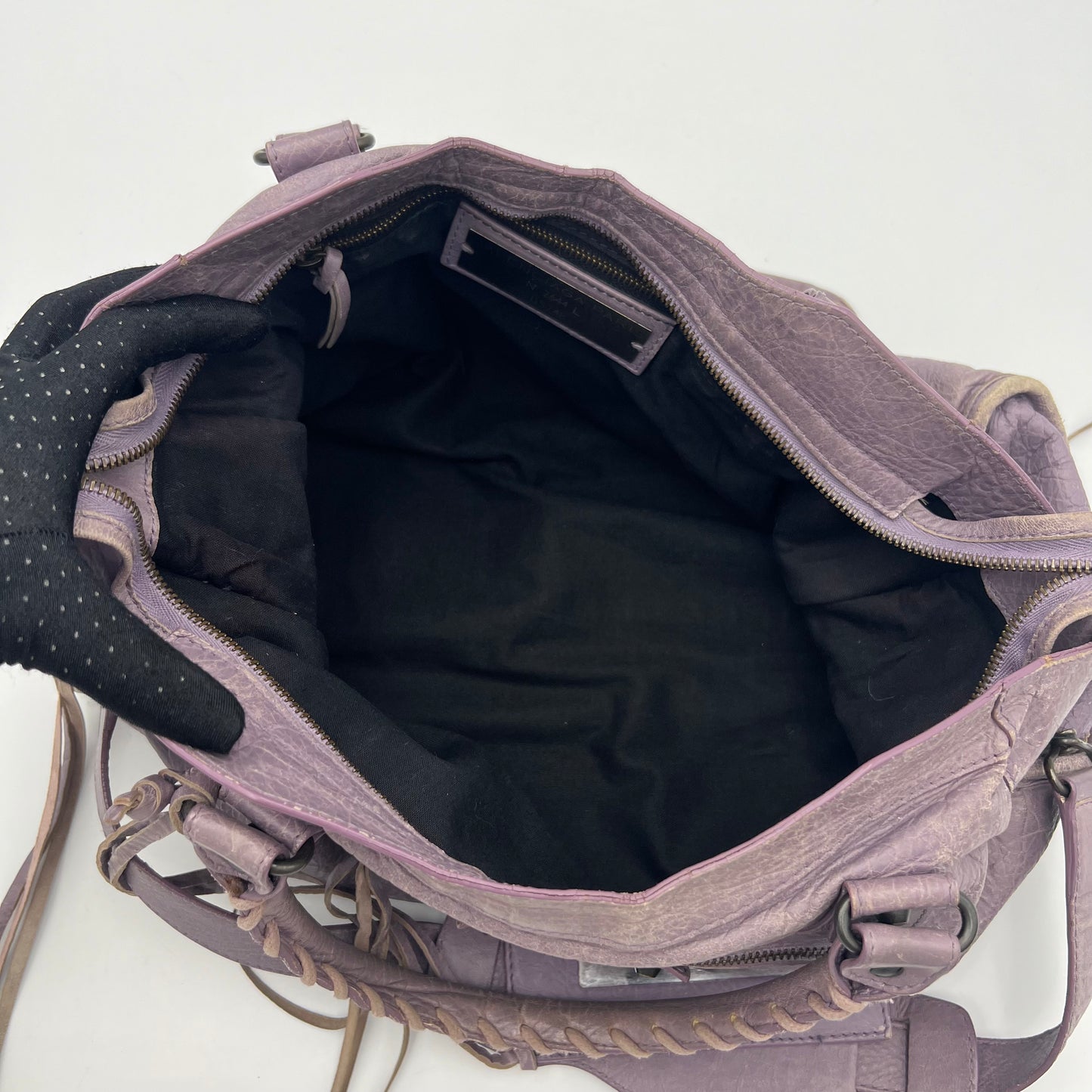 Balenciaga Indigo Lilac Leather Classic City
