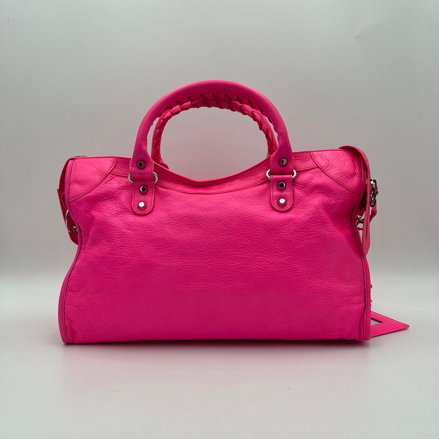 Balenciaga Bright Pink Classic City SHW