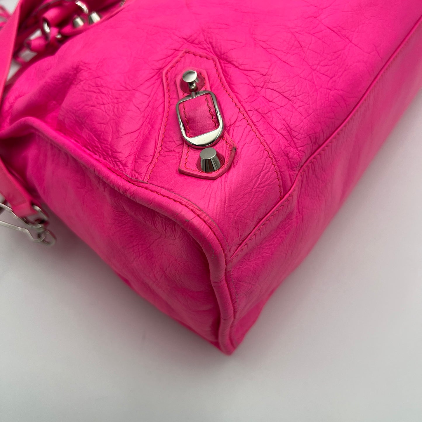 Balenciaga Bright Pink Classic City SHW